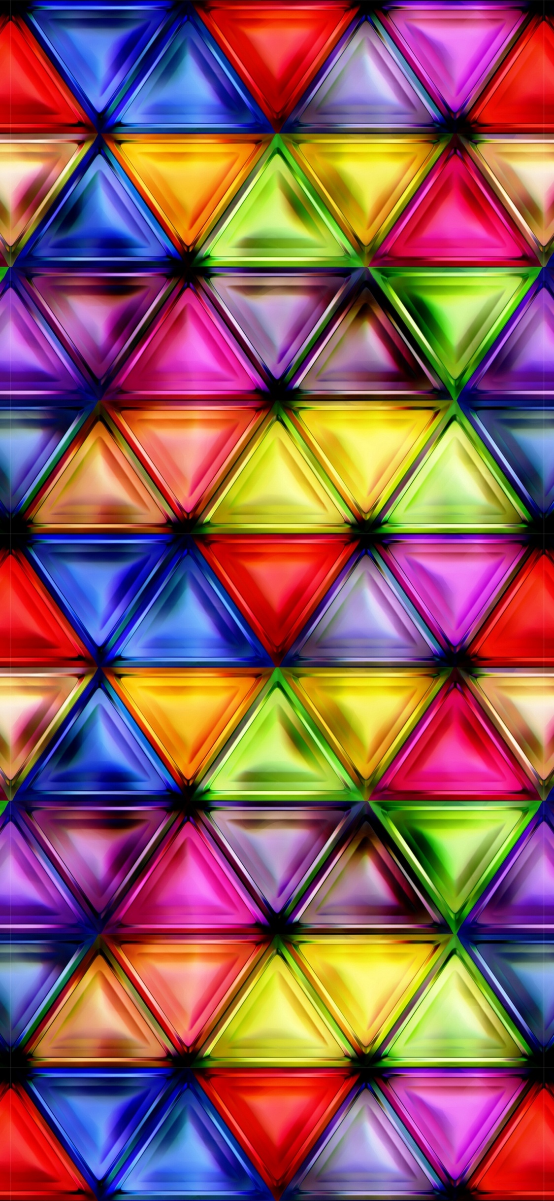 抽象艺术, 对称, 彩色玻璃, 窗口, 纹理 壁纸 1125x2436 允许