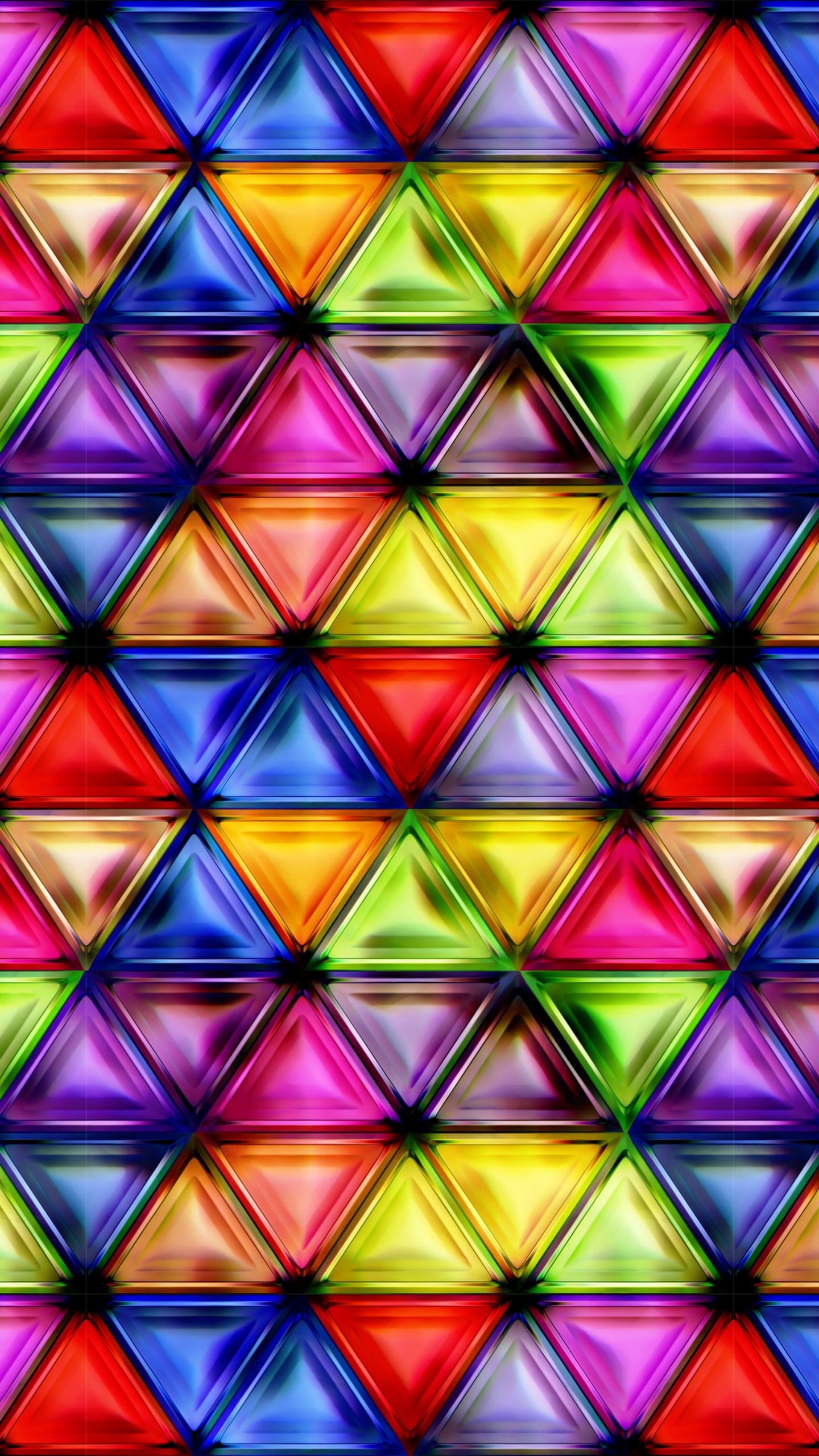 抽象艺术, 对称, 彩色玻璃, 窗口, 纹理 壁纸 1440x2560 允许