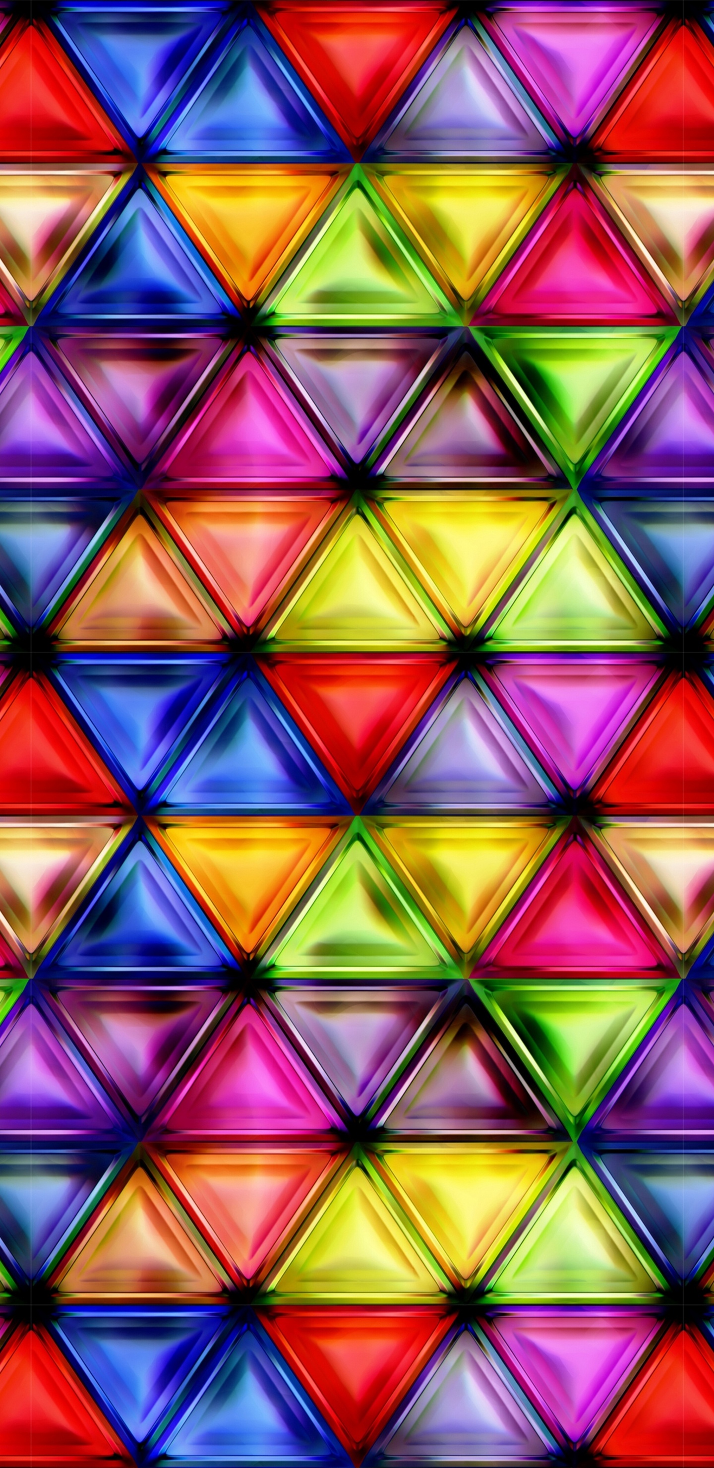 抽象艺术, 对称, 彩色玻璃, 窗口, 纹理 壁纸 1440x2960 允许