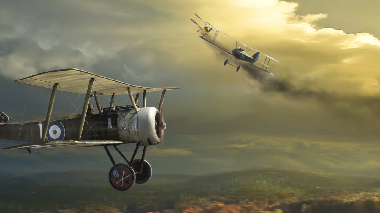 Drone Blanc et Noir Volant Dans le Ciel Pendant la Journée. Wallpaper in 1280x720 Resolution