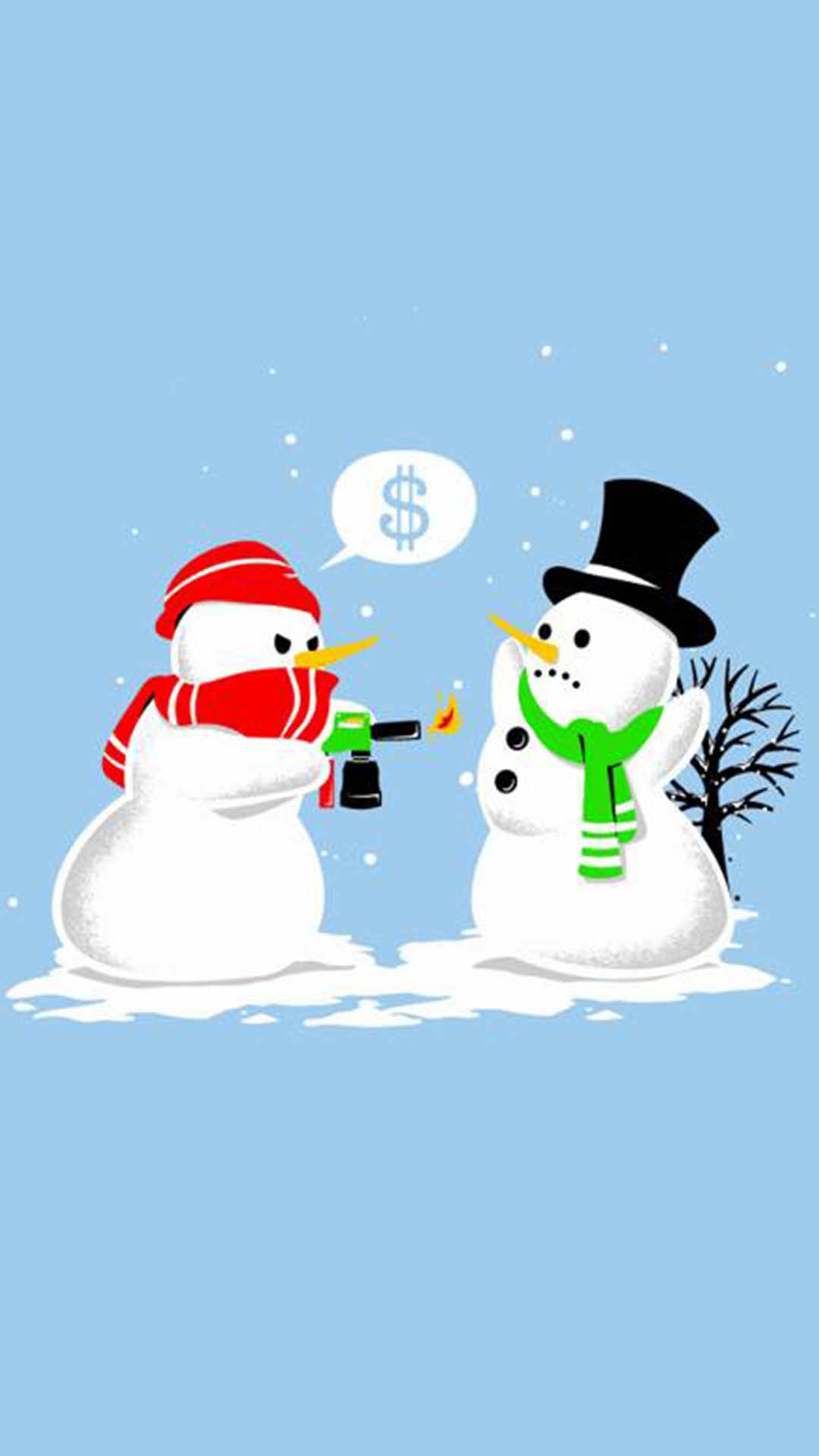 Snowman, Facial Expression, Snow, Cartoon, Hat. Wallpaper in 1080x1920 Resolution