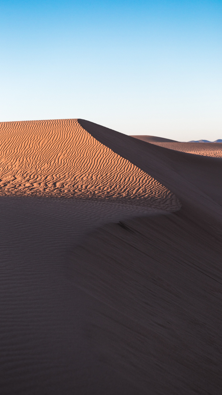 le Chant de Sable, Mathématique, Pente, Paysage Naturel, ERG. Wallpaper in 750x1334 Resolution