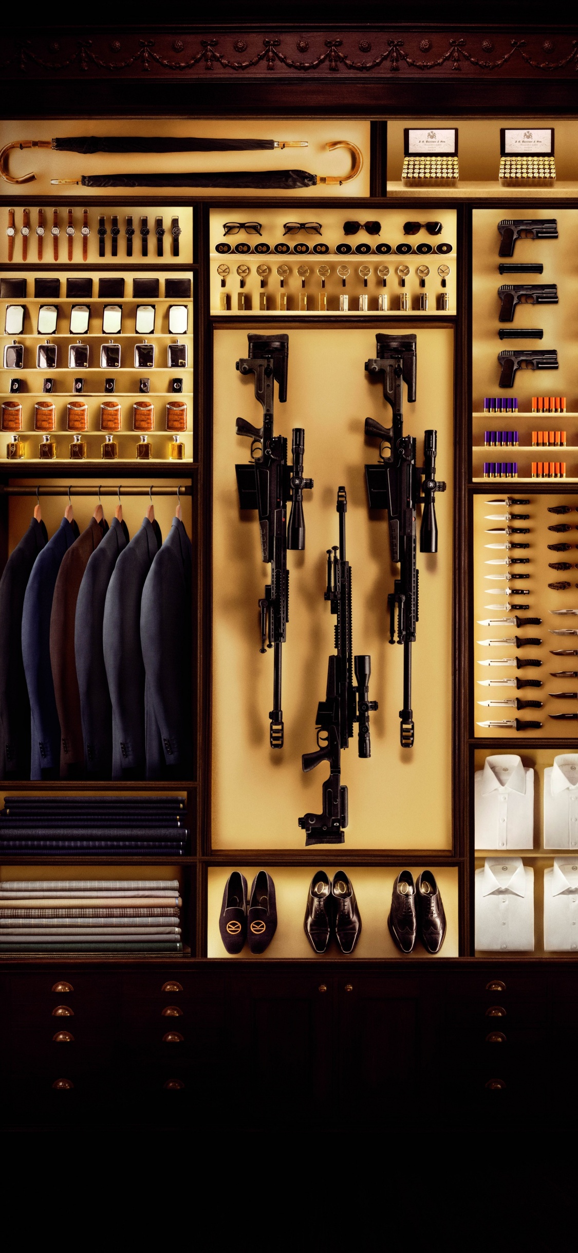 Guardarropa Kingsman, Harry Hart, San Valentin Richmond, Acto, Equipo de Audio. Wallpaper in 1125x2436 Resolution