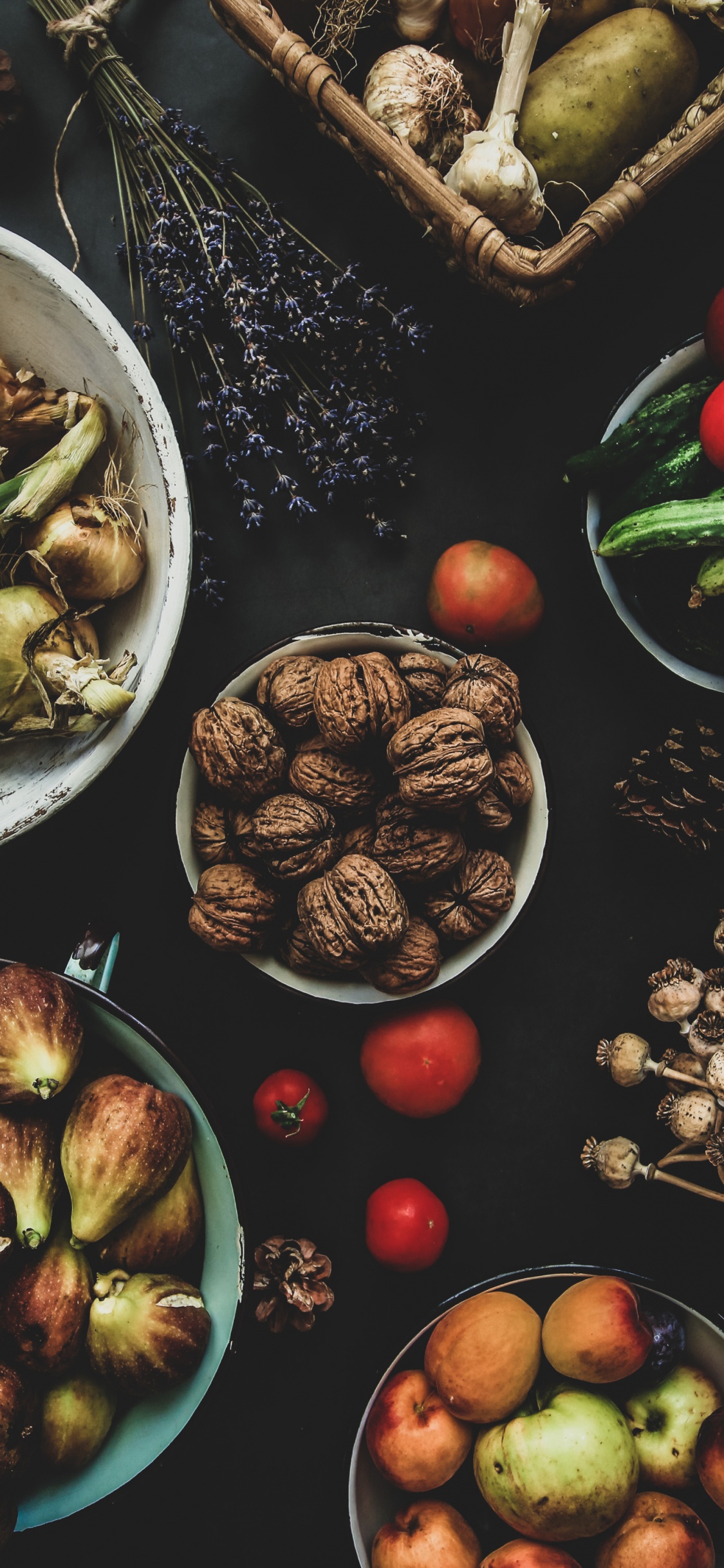 Food, Meal, Plant-based Diet, Eating, Personal Chef. Wallpaper in 1125x2436 Resolution