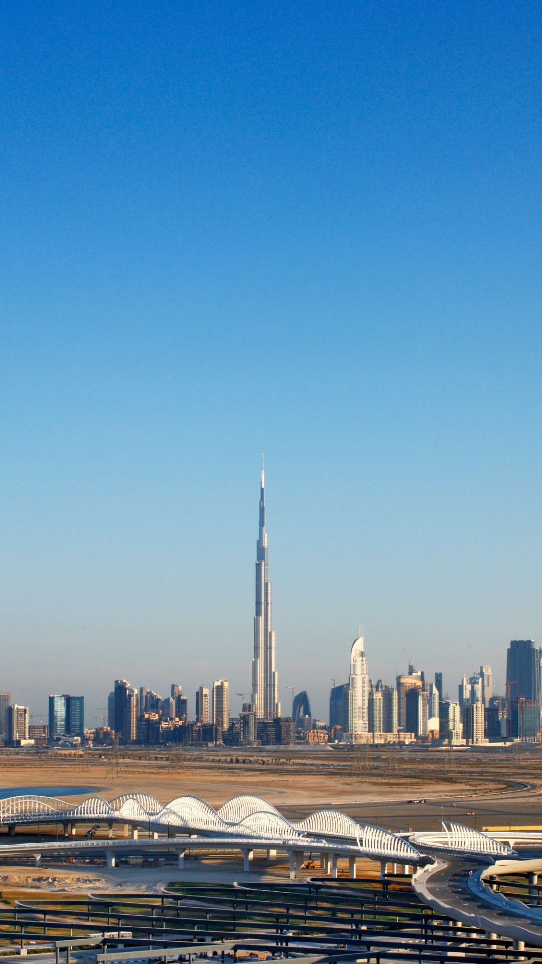 City Skyline Under Blue Sky During Daytime. Wallpaper in 1080x1920 Resolution
