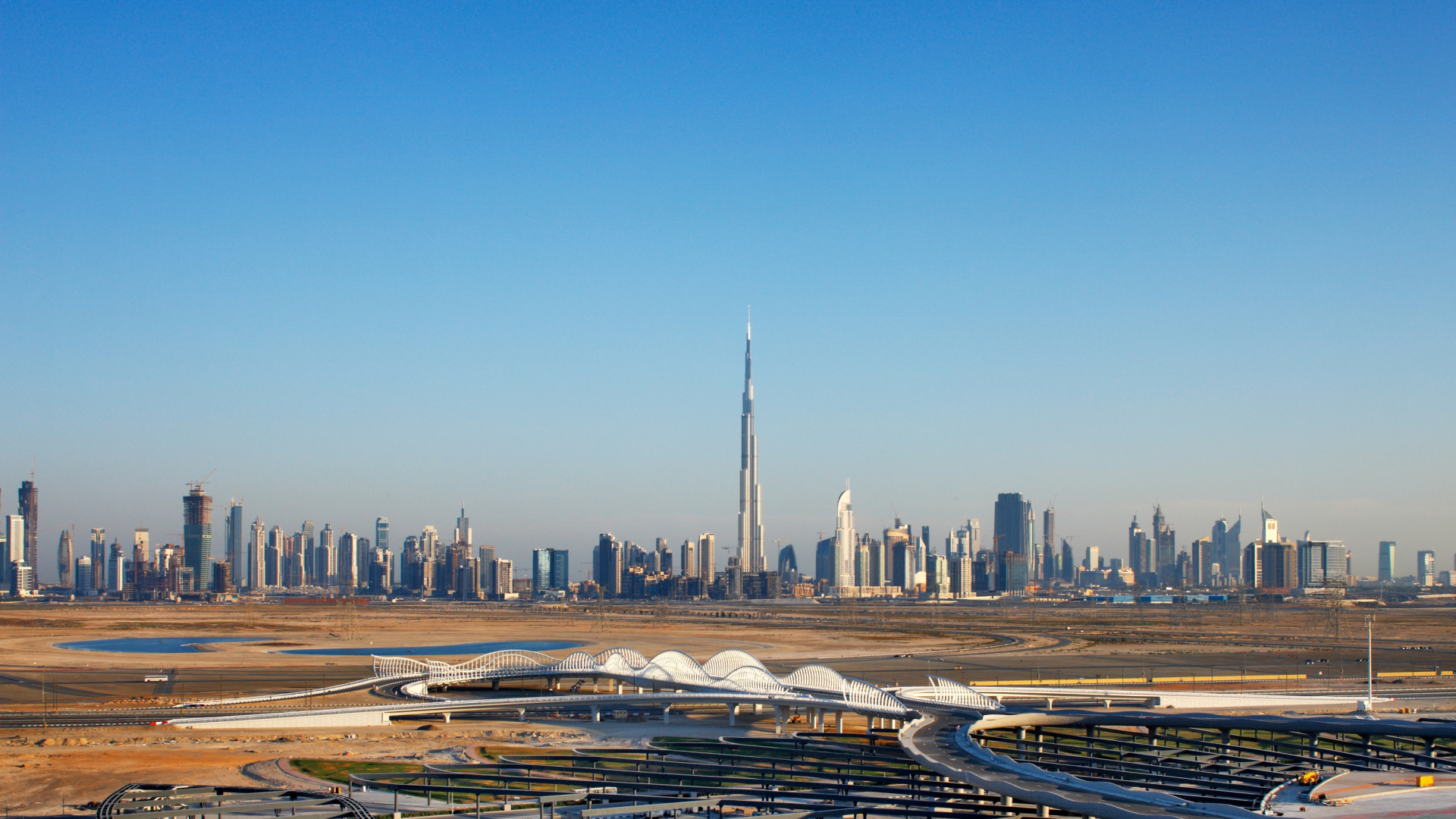 City Skyline Under Blue Sky During Daytime. Wallpaper in 1920x1080 Resolution