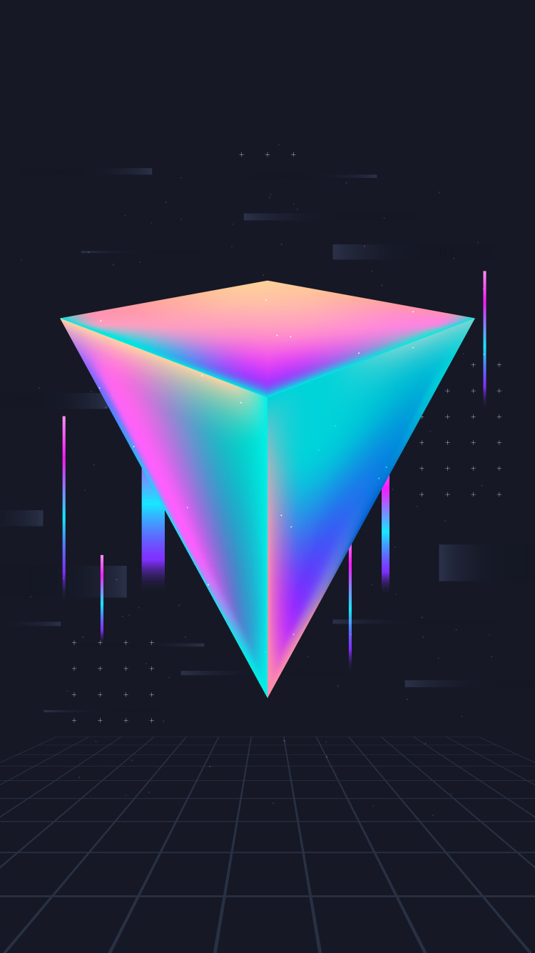 Lumière, Triangle, Rectangle, Magenta, Symétrie. Wallpaper in 750x1334 Resolution