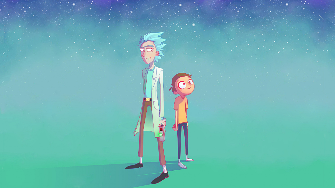 Rick and Morty, 莫蒂*史密斯, 里克斯*桑切斯, 瑞克和莫蒂-第4季, 卡通 壁纸 1366x768 允许
