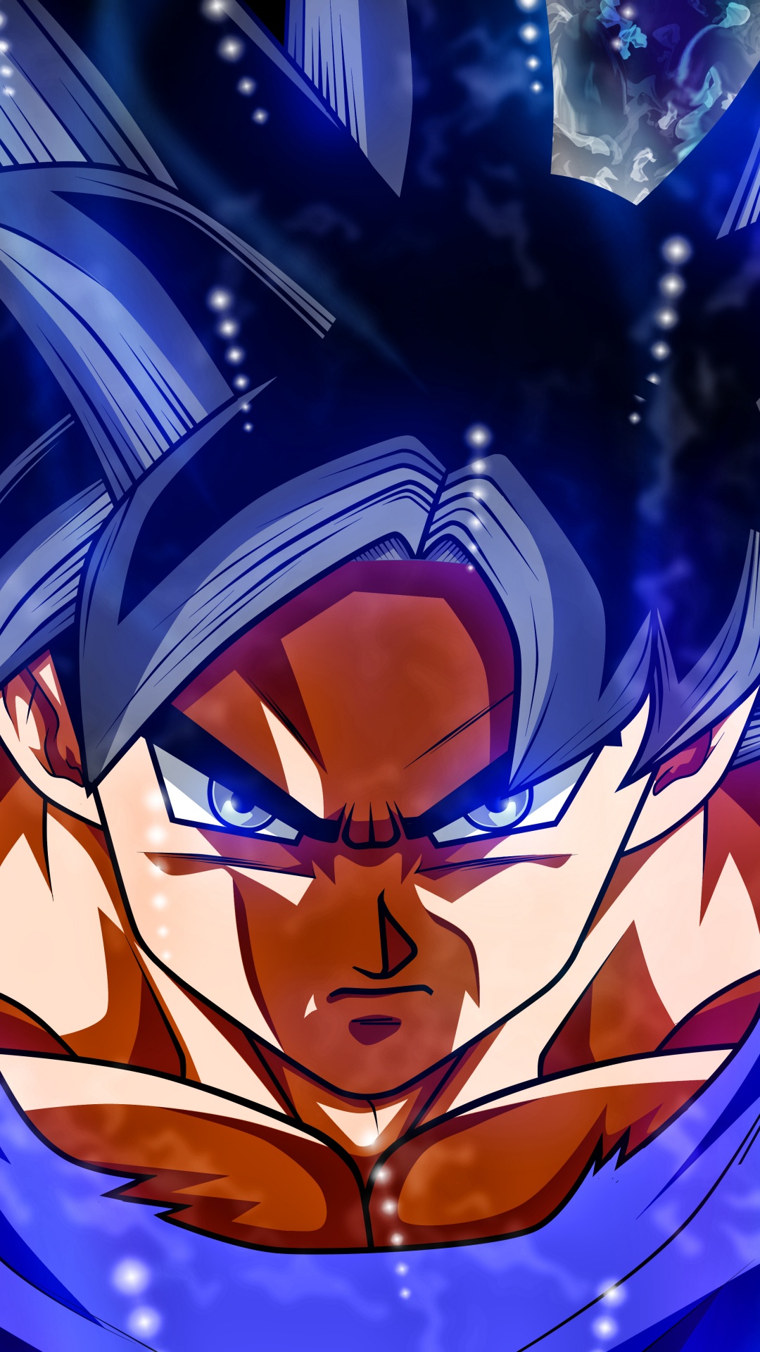 Personaje de Dragon Ball z Amarillo y Azul. Wallpaper in 1080x1920 Resolution