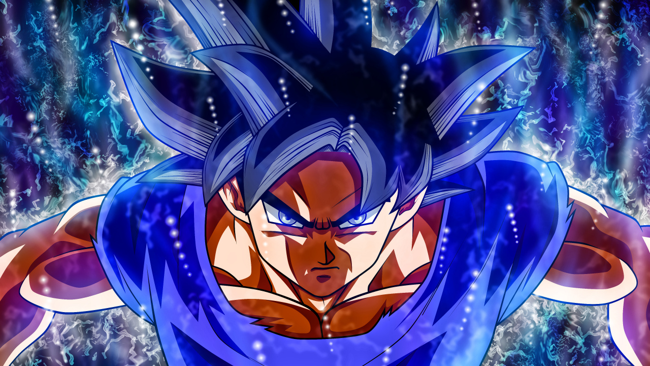 Personaje de Dragon Ball z Amarillo y Azul. Wallpaper in 1280x720 Resolution