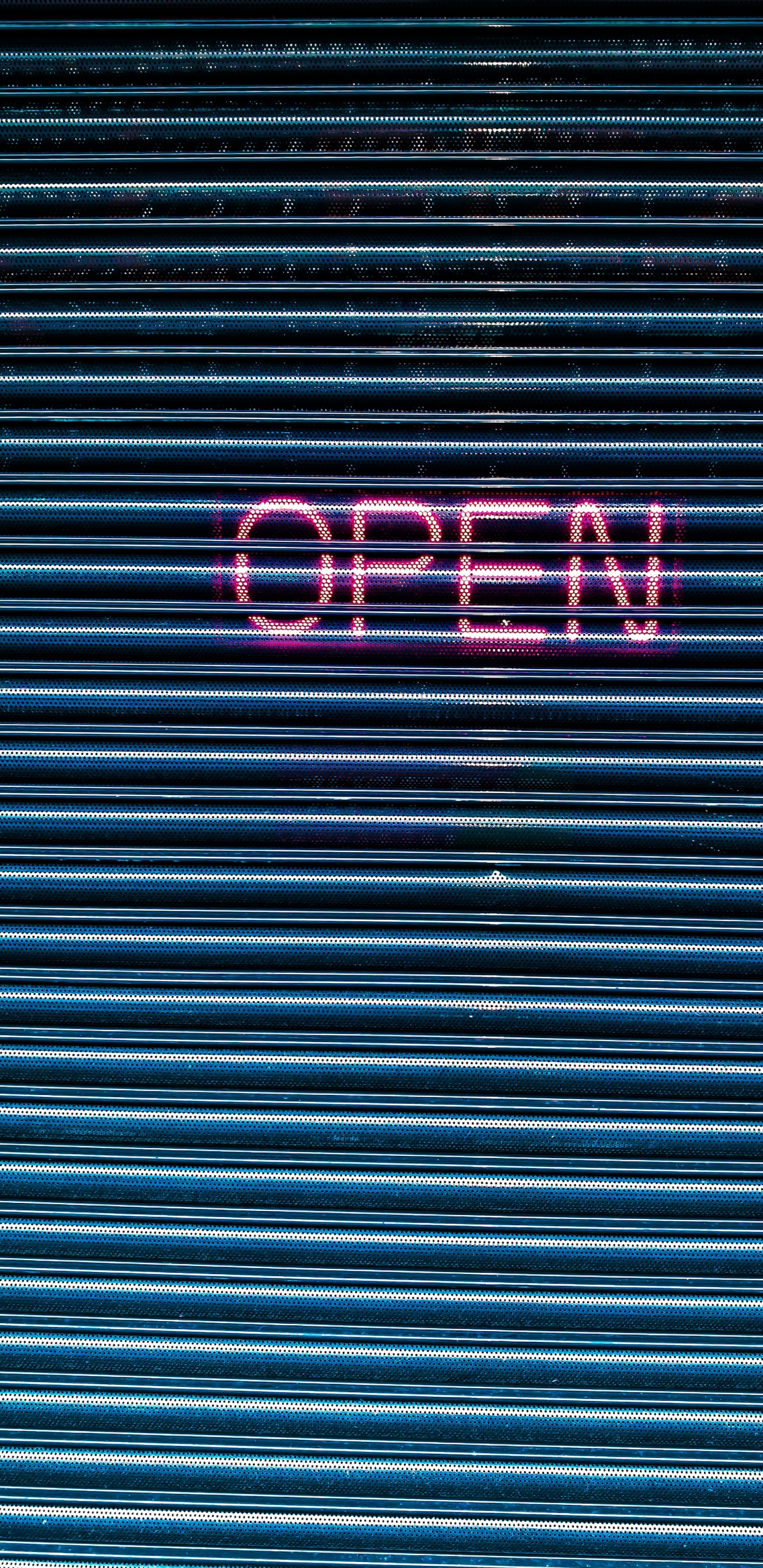 Mur Rayé Noir et Blanc. Wallpaper in 1440x2960 Resolution