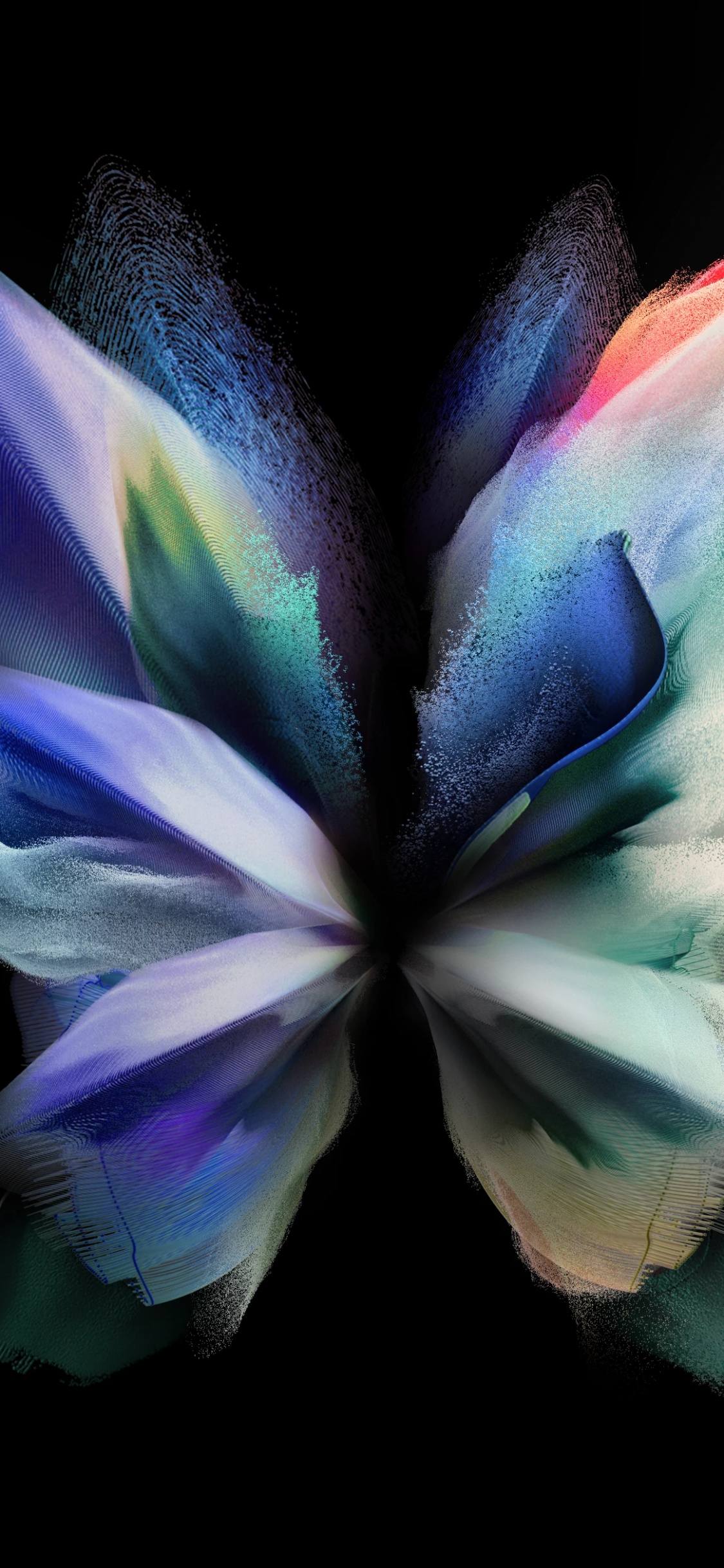 Samsung Galaxy Z Fold 3 – Dark (for IPad). Wallpaper in 1125x2436 Resolution