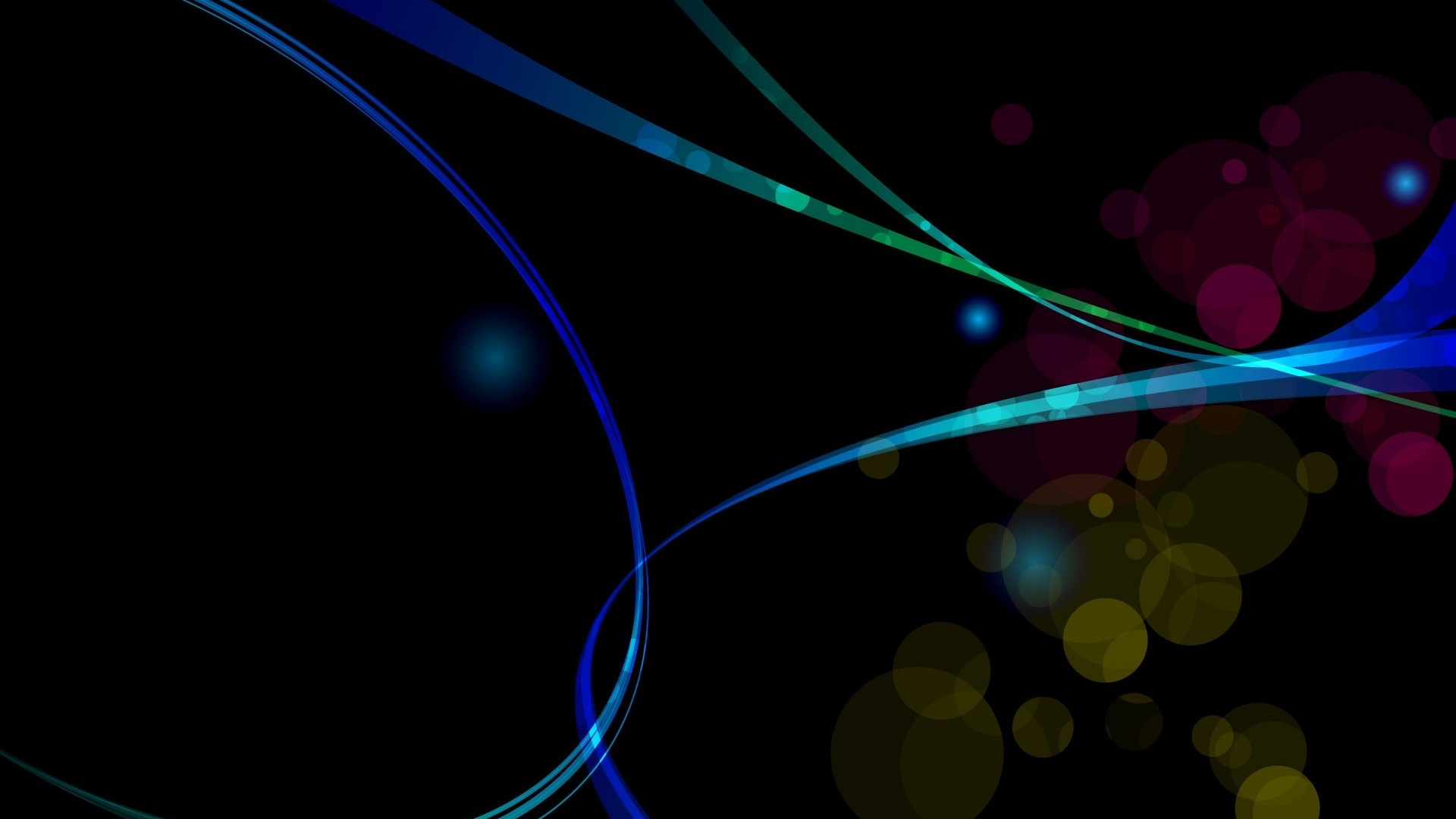 Rayas de Luz Azul y Rosa. Wallpaper in 1920x1080 Resolution