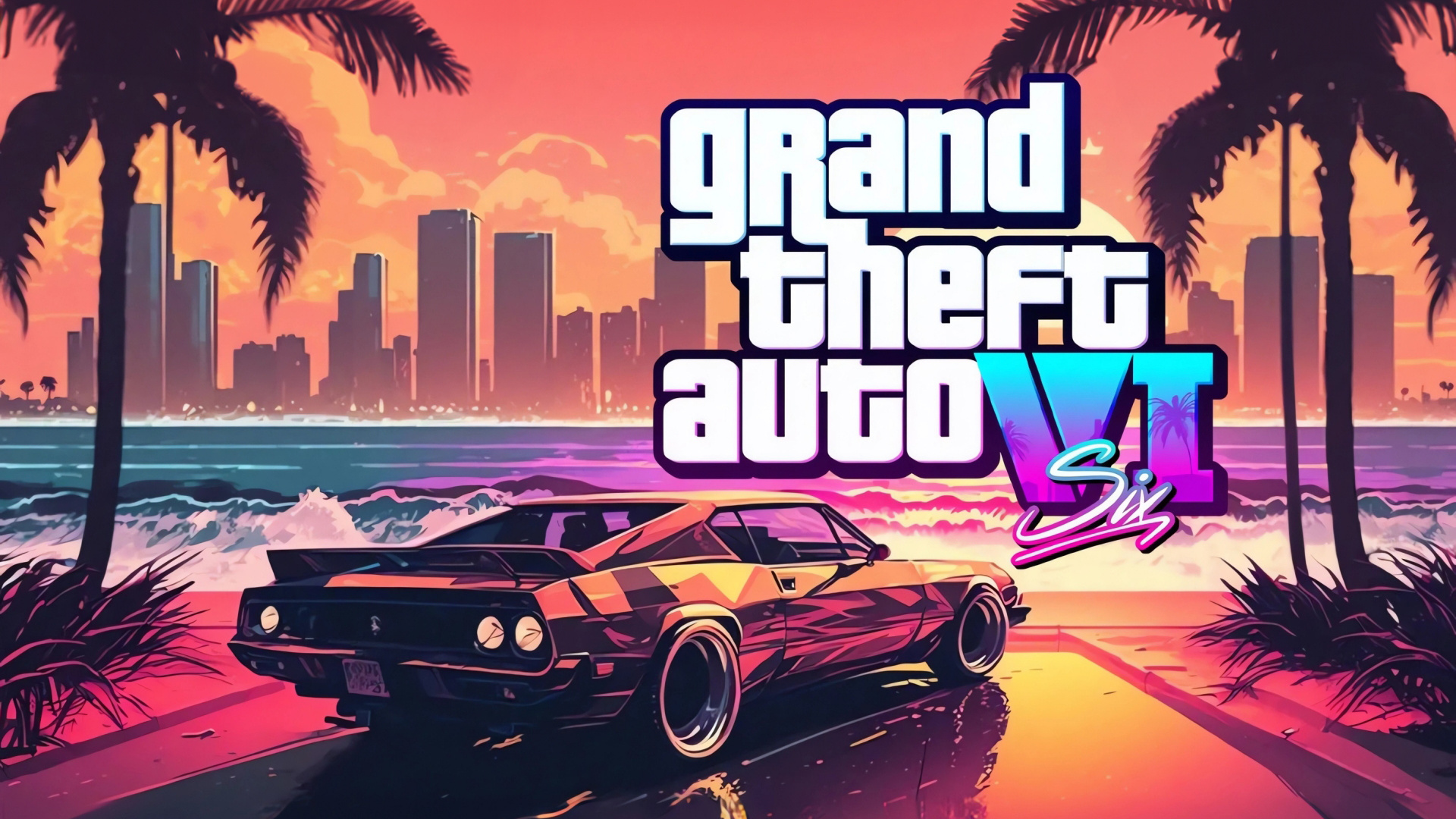 Grand Theft Auto VI, Grand Theft Auto v, Eau, L'éclairage Automobile. Wallpaper in 1920x1080 Resolution