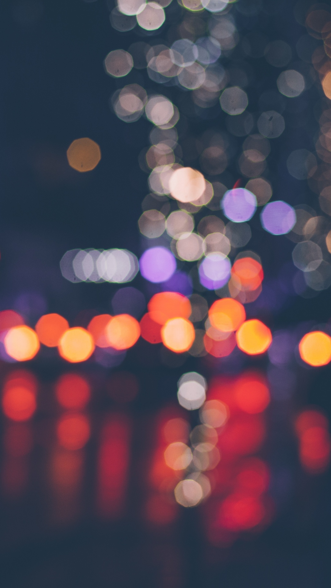 Fotografía Bokeh de Luces Durante la Noche.. Wallpaper in 1080x1920 Resolution