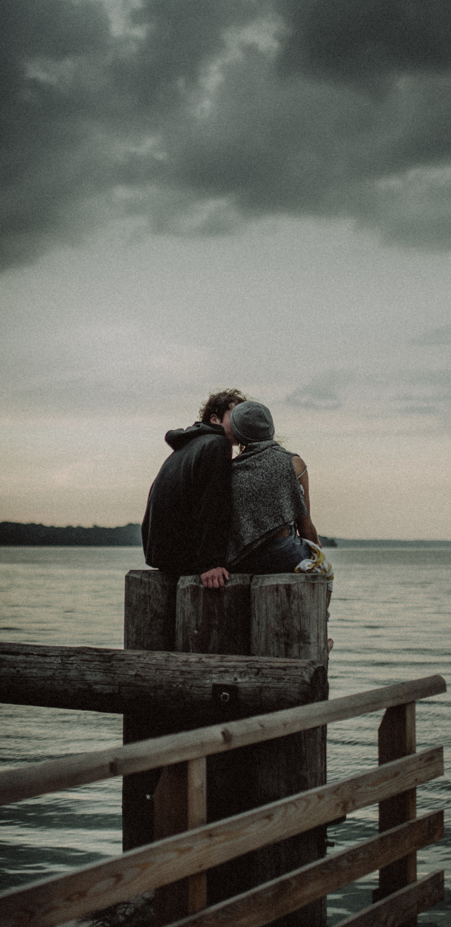 大海, 海洋, 地平线, 天空, 爱情 壁纸 1440x2960 允许