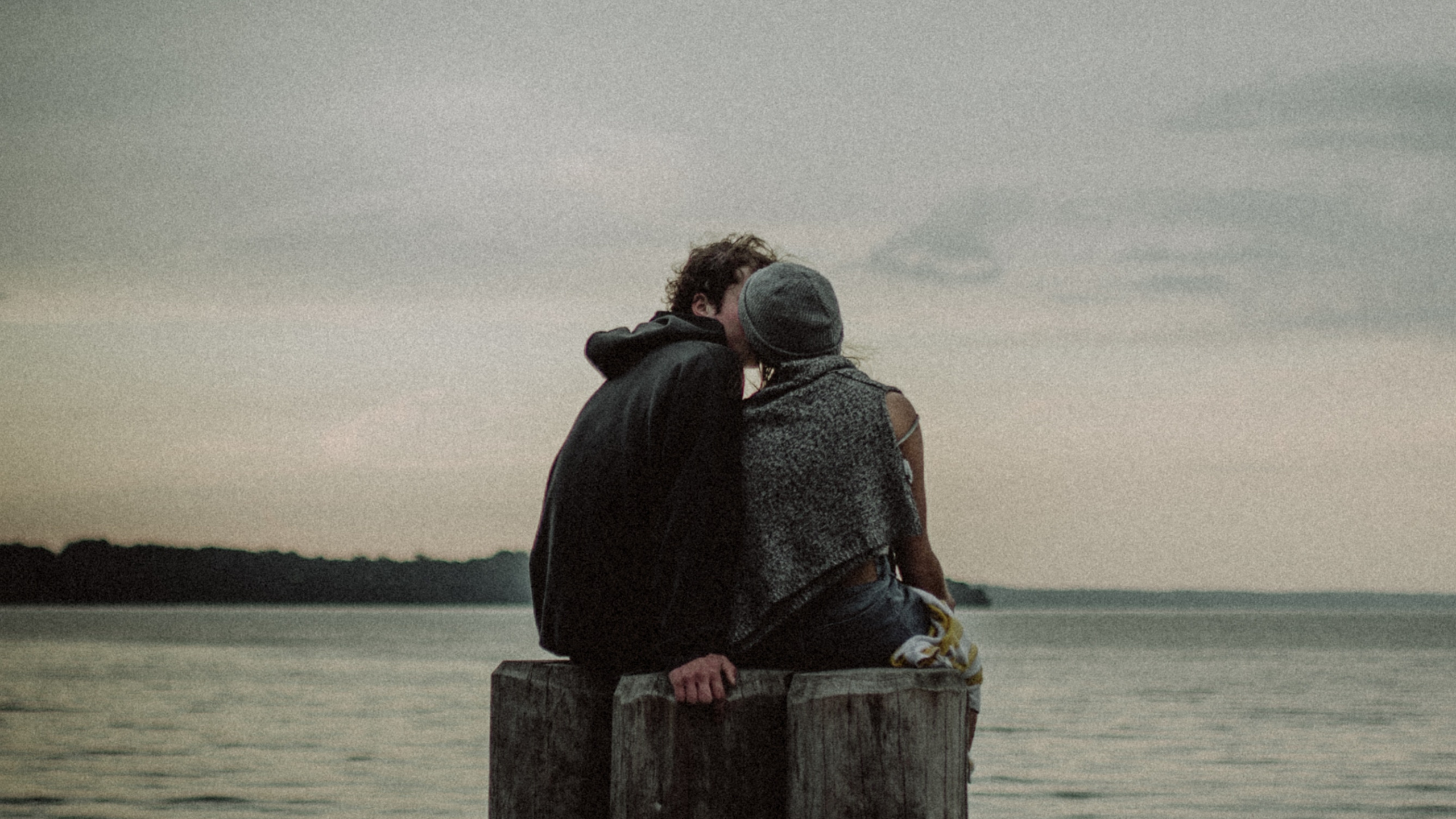 大海, 海洋, 地平线, 天空, 爱情 壁纸 2560x1440 允许