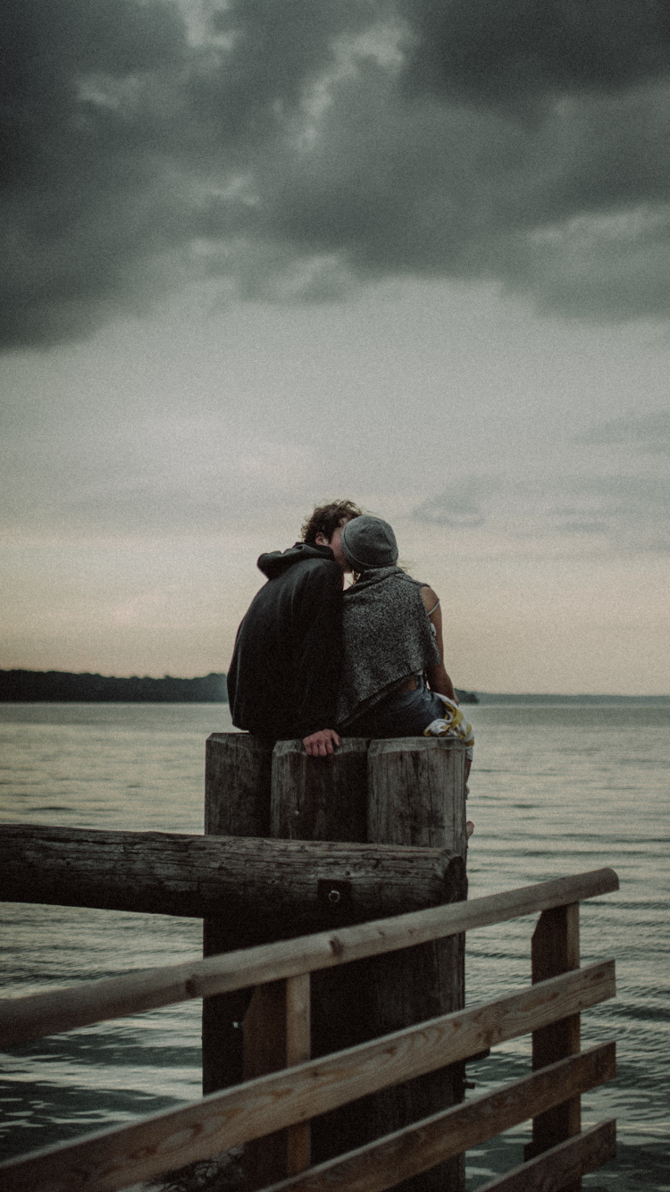 Wasser, Meer, Cloud, Ozean, Horizont. Wallpaper in 750x1334 Resolution