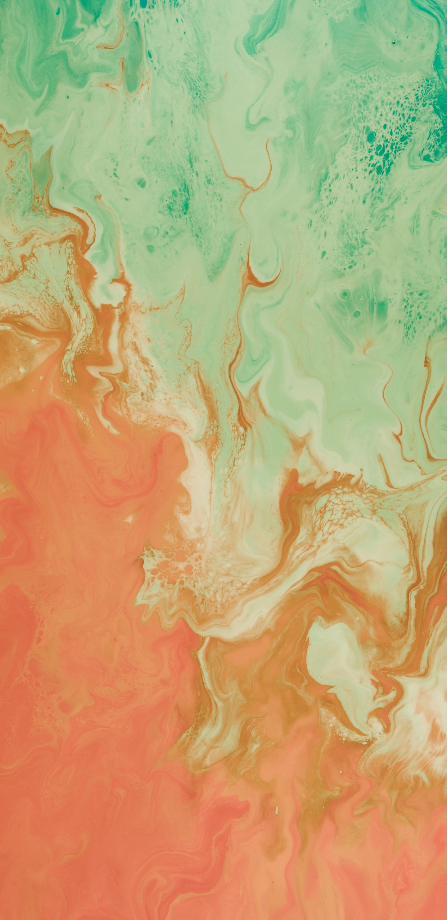 Peinture Abstraite Bleue et Blanche. Wallpaper in 1440x2960 Resolution