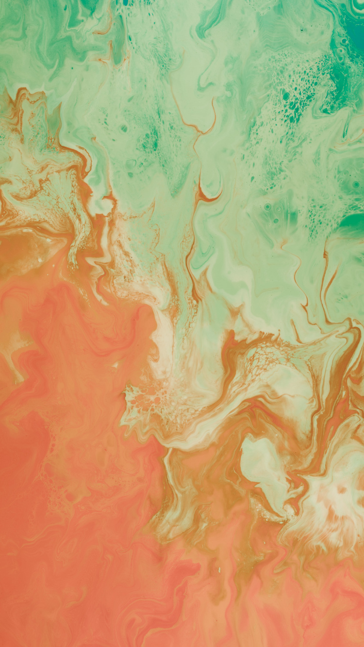 Pintura Abstracta Azul y Blanca. Wallpaper in 750x1334 Resolution