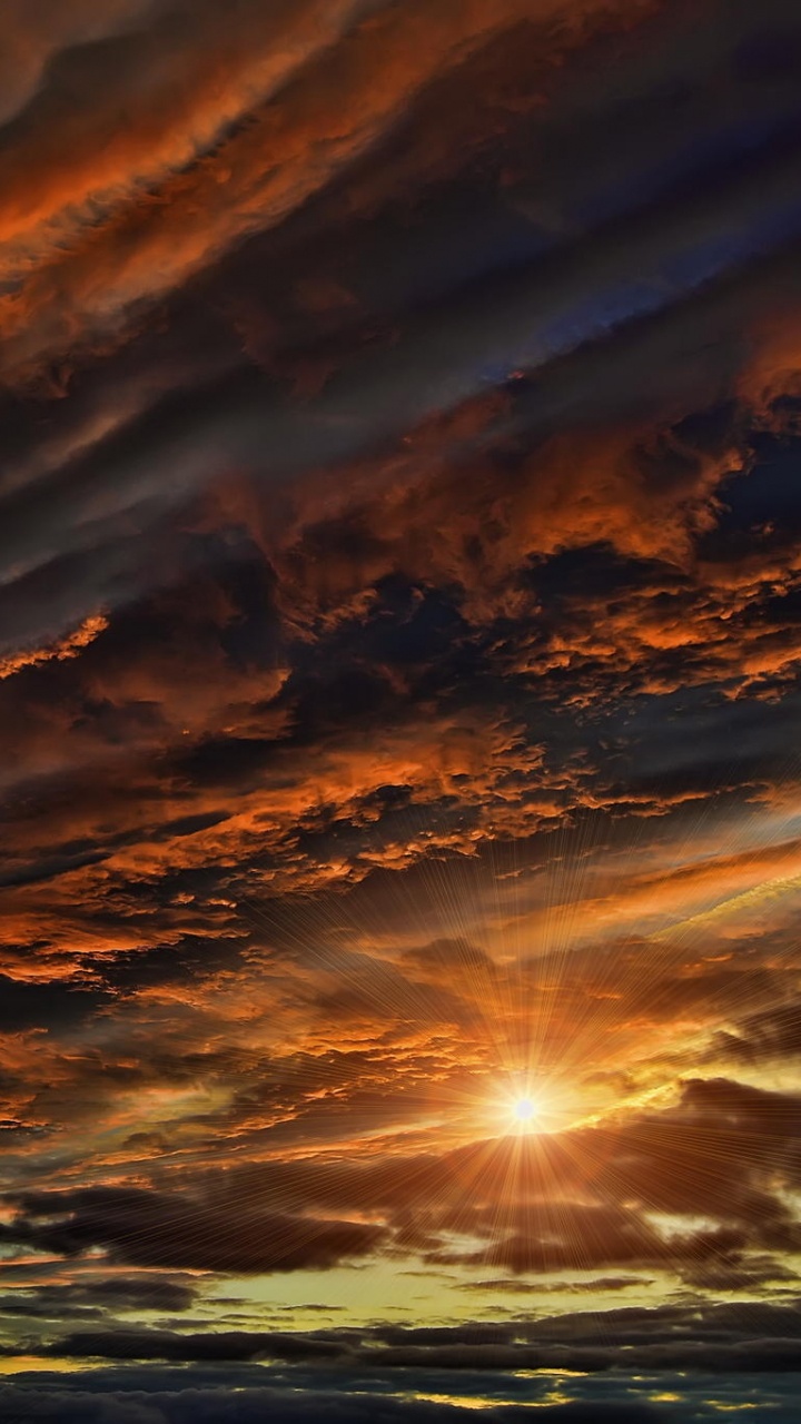 Nubes Blancas y Cielo Azul Durante el Día. Wallpaper in 720x1280 Resolution