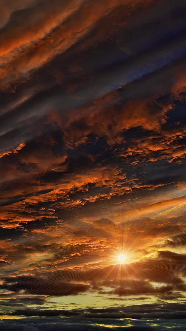 Nubes Blancas y Cielo Azul Durante el Día. Wallpaper in 750x1334 Resolution