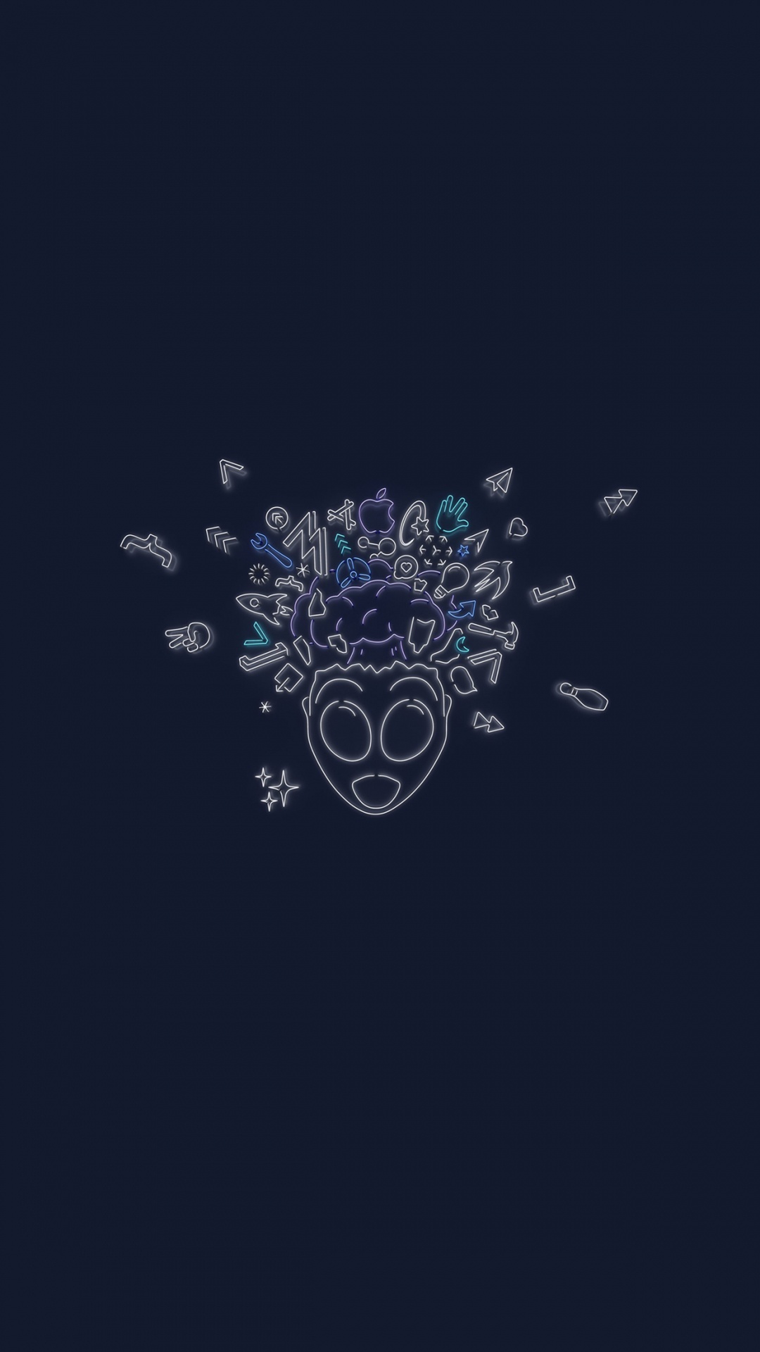 Apple, IPhone, WWDC 2019, Manzana, Diseño Gráfico. Wallpaper in 1080x1920 Resolution