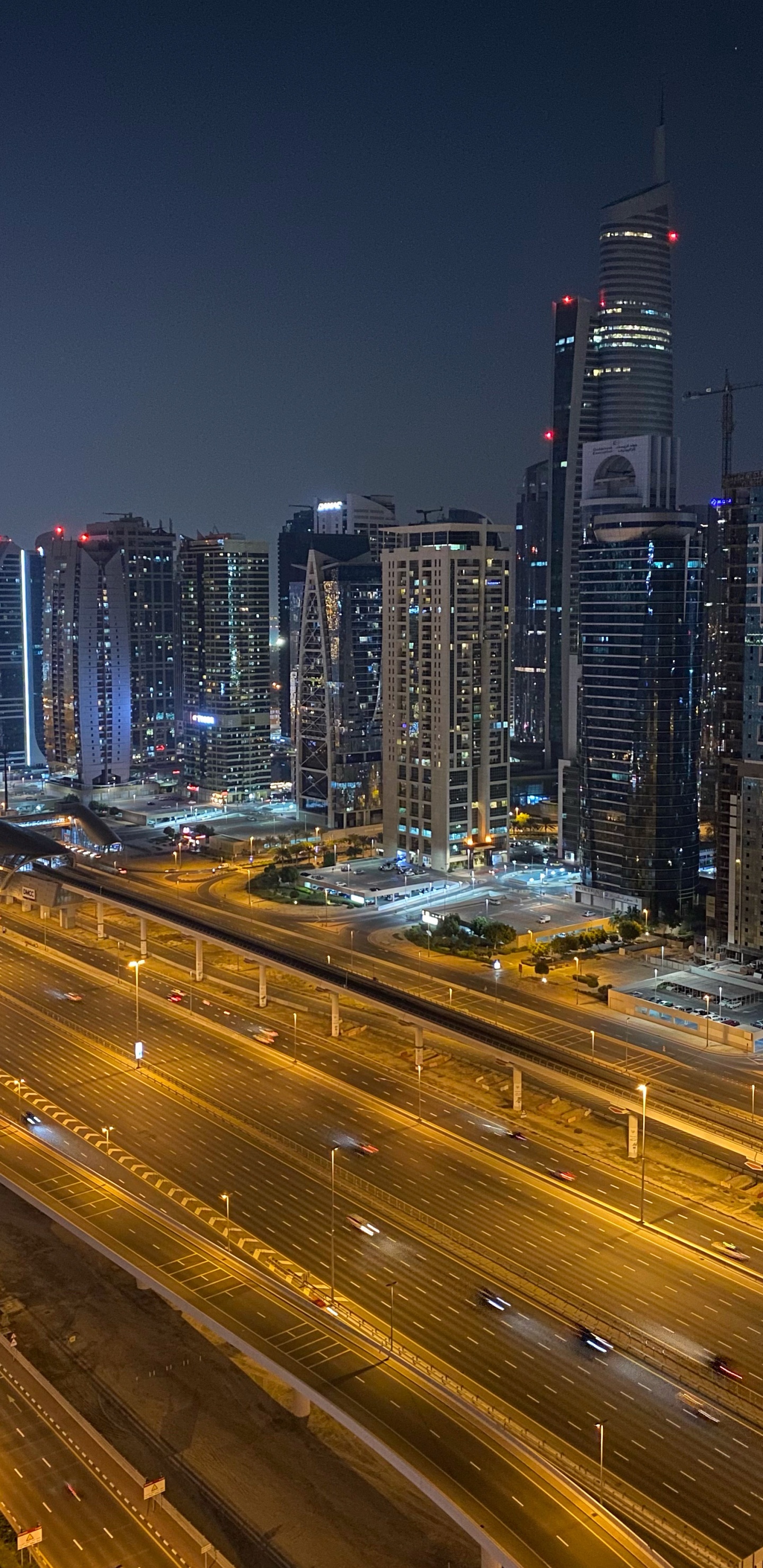 Night, Road, Urban Area, Metropolis, City. Wallpaper in 1440x2960 Resolution