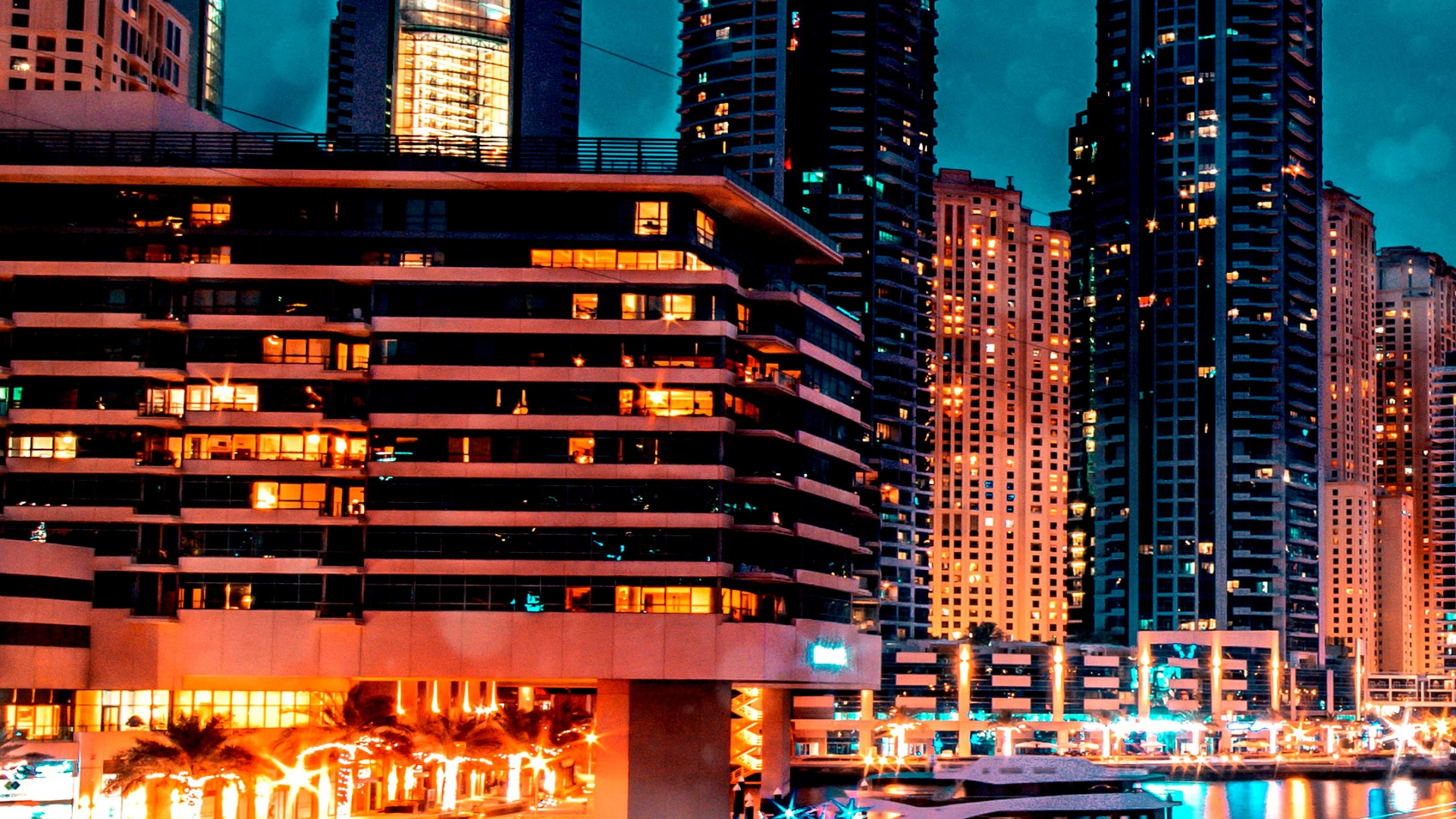 Skyscraper, City, Dubai, Building, Cloud. Wallpaper in 1920x1080 Resolution