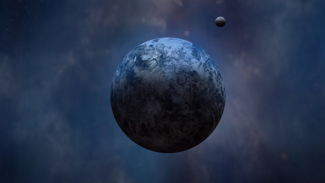 Full Moon in The Sky. Wallpaper in 1366x768 Resolution