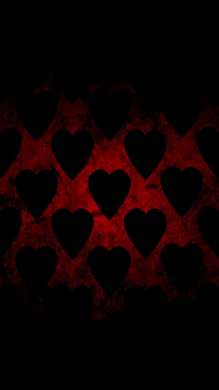 Negro, Rojo, Patrón, Simetría, Gráficos. Wallpaper in 720x1280 Resolution