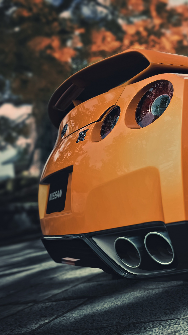 Orange Lamborghini Aventador on Gray Asphalt Road During Daytime. Wallpaper in 750x1334 Resolution