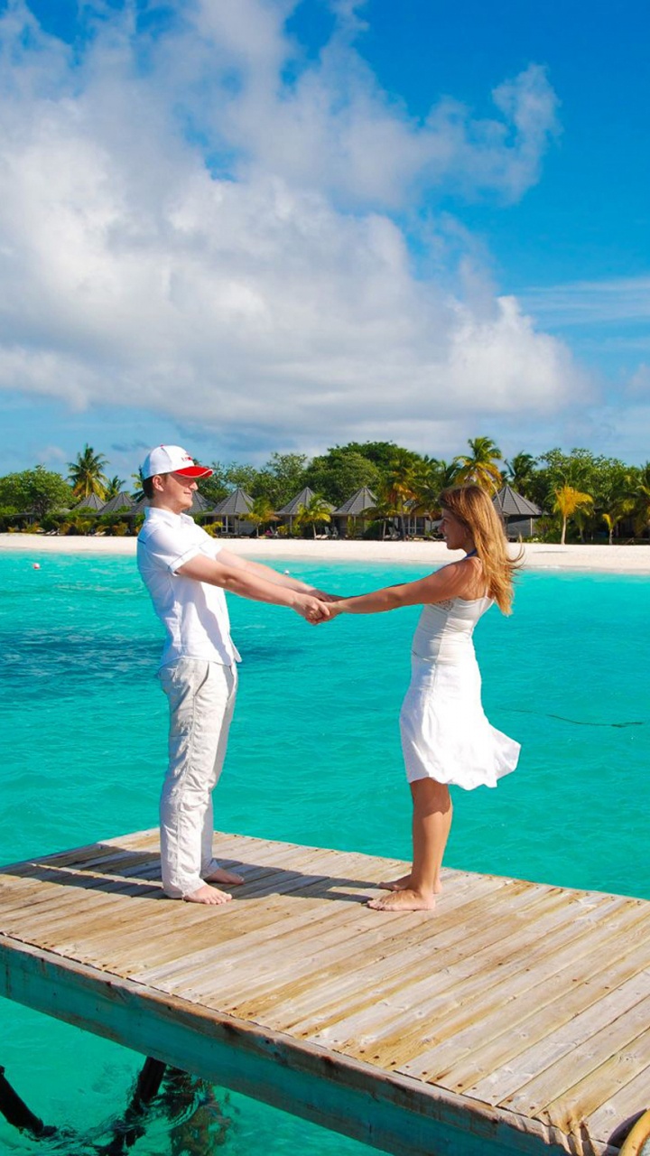 Playa, Turismo, Vacaciones, Mar, Viaje. Wallpaper in 720x1280 Resolution