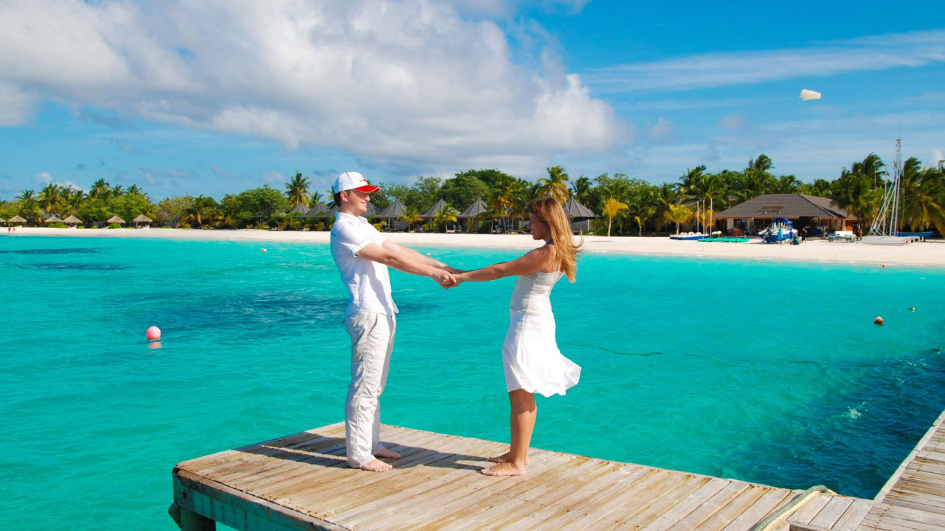 旅游业, 度假, 大海, 旅行, 休闲 壁纸 1366x768 允许