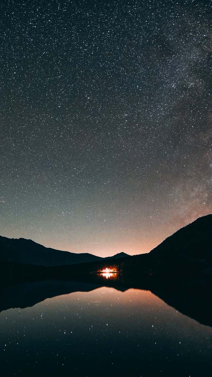 Nature, Water, Reflection, Blue, Atmosphere. Wallpaper in 720x1280 Resolution