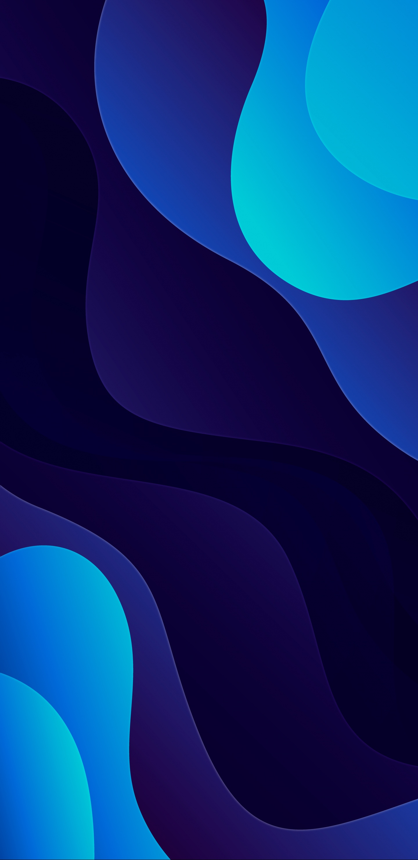 钴蓝色的, 电蓝色的, Azure, 紫色的, 斜坡 壁纸 1440x2960 允许