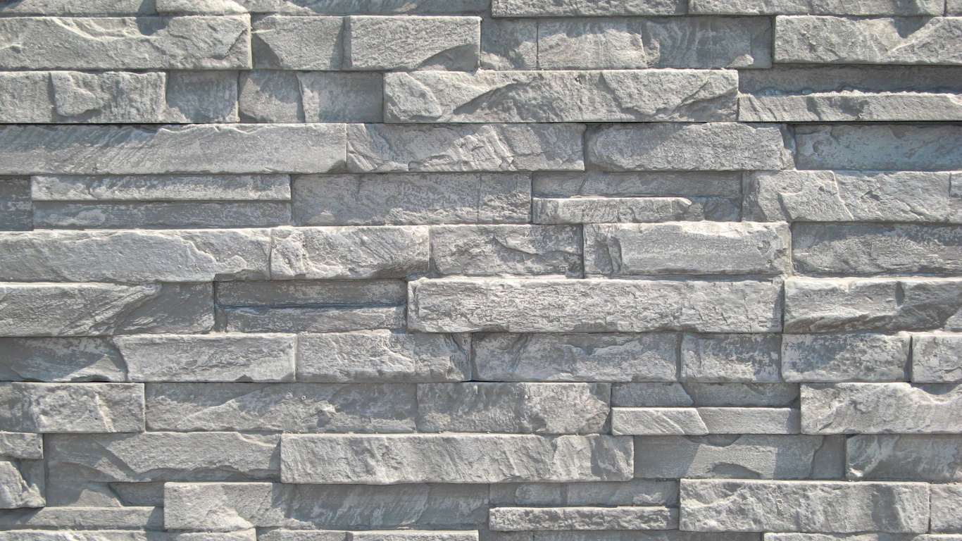 Brown and Gray Brick Wall. Wallpaper in 1366x768 Resolution
