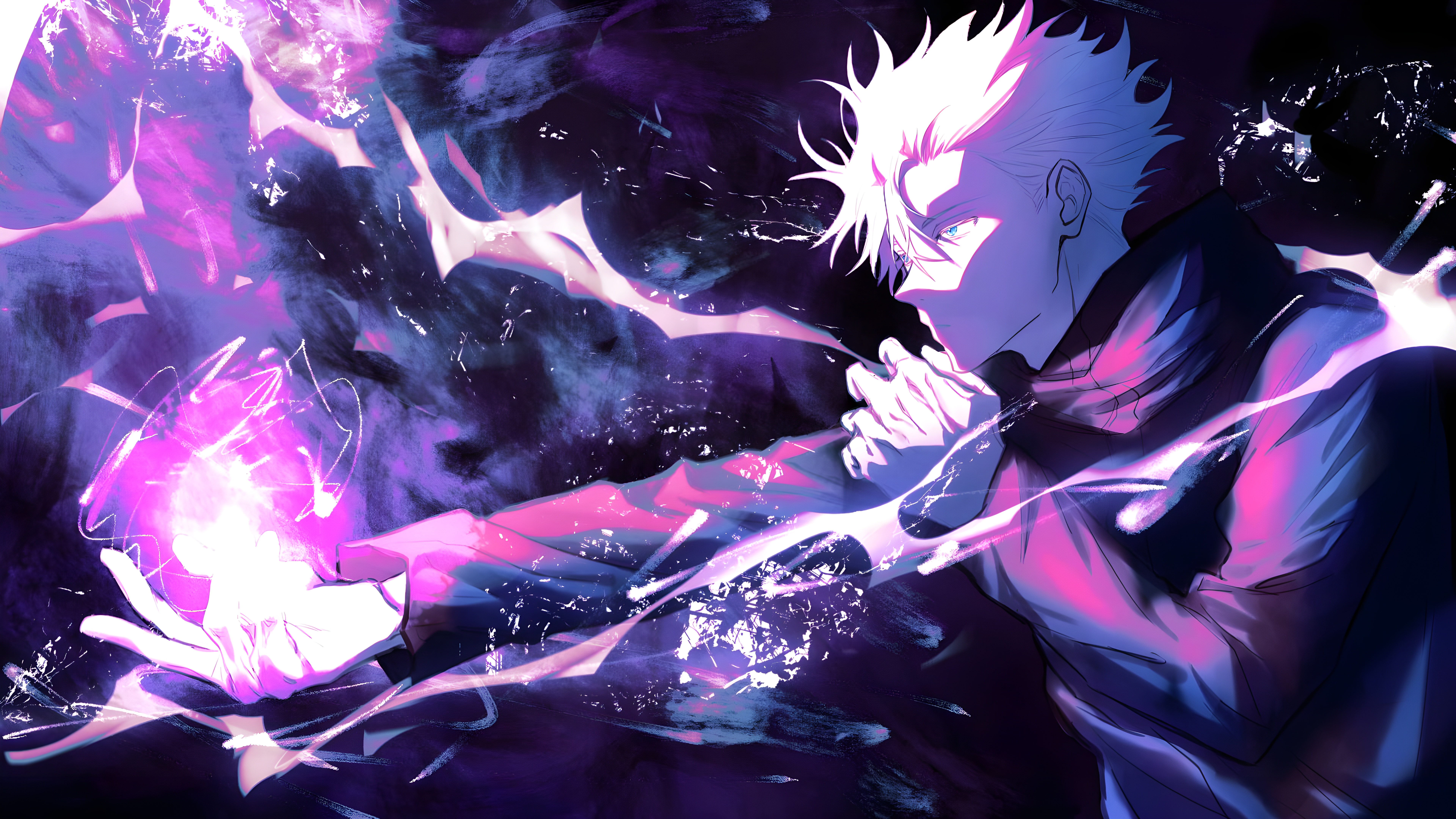 Gojo Satoru, Satoru Gojo, Jujutsu Kaisen, Anime, Manga. Wallpaper in 7680x4320 Resolution