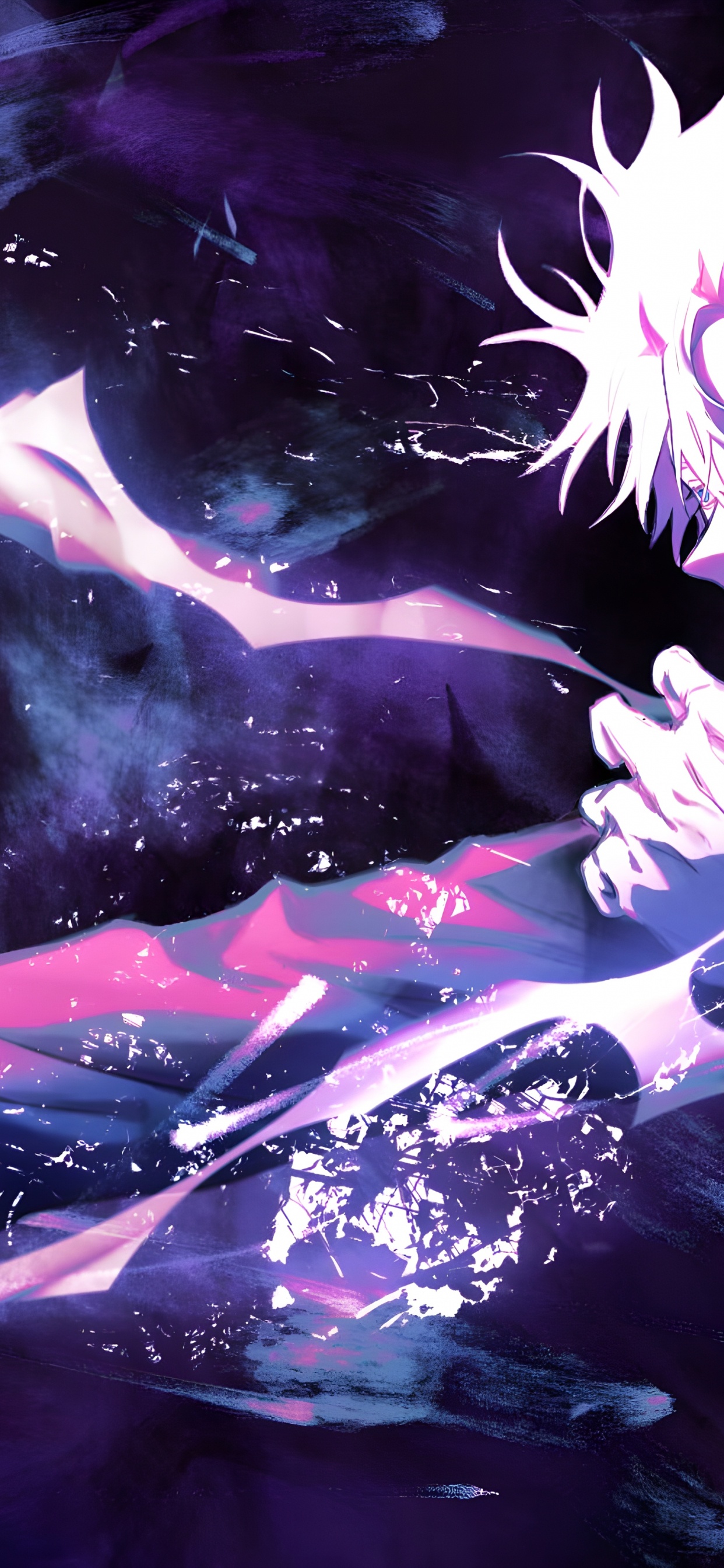 Gojo Satoru, Satoru Gojo, Jujutsu Kaisen, L'anime, Manche. Wallpaper in 1242x2688 Resolution