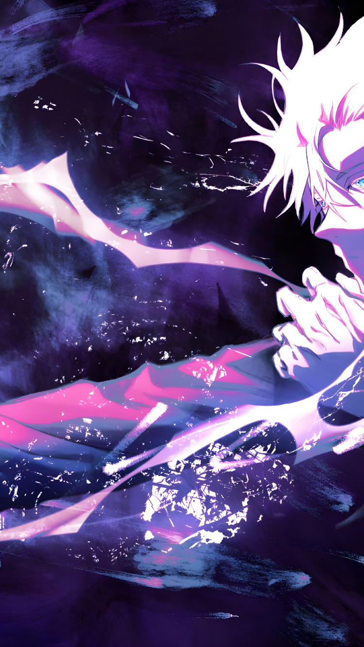 Gojo Satoru, Satoru Gojo, Jujutsu Kaisen, L'anime, Manche. Wallpaper in 750x1334 Resolution