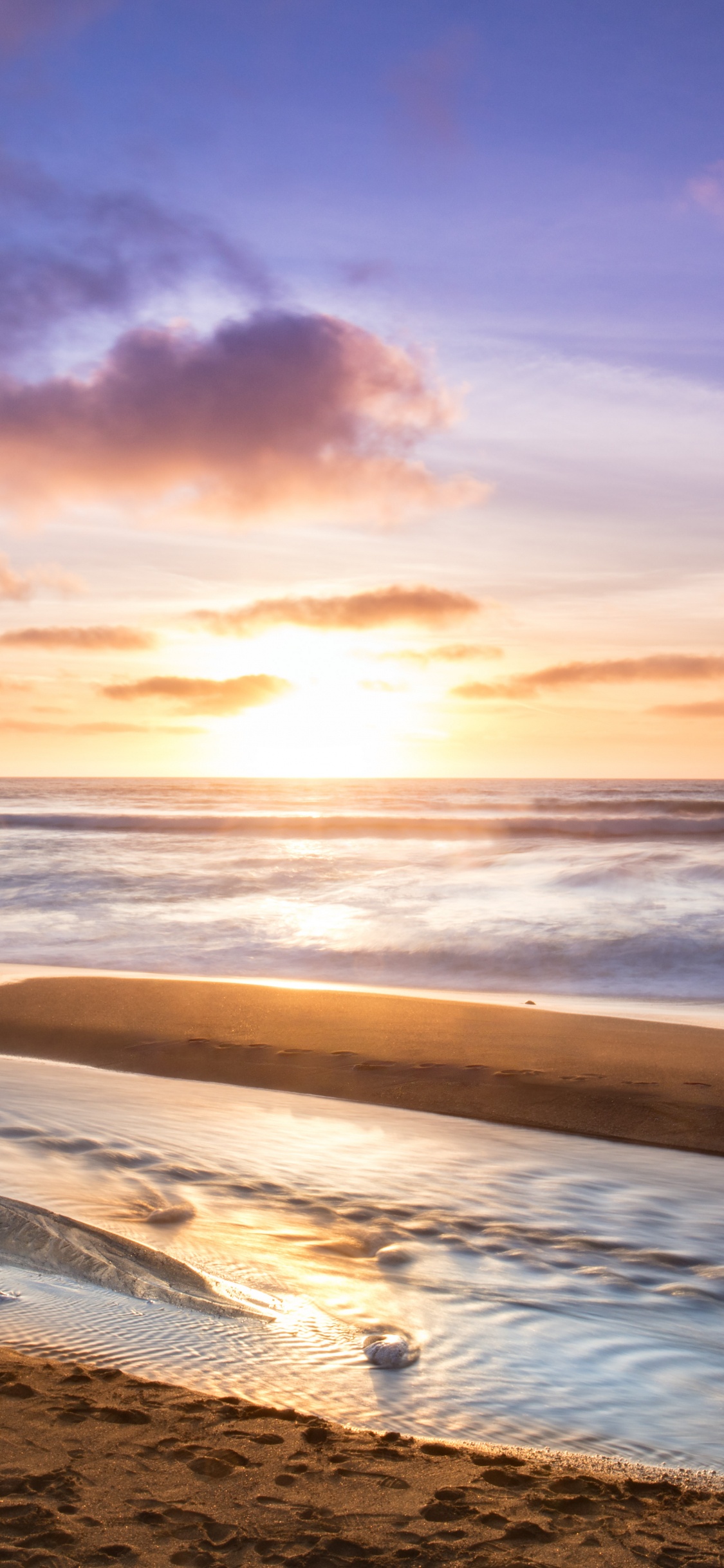 Water, Cloud, Water Resources, Atmosphere, Afterglow. Wallpaper in 1125x2436 Resolution