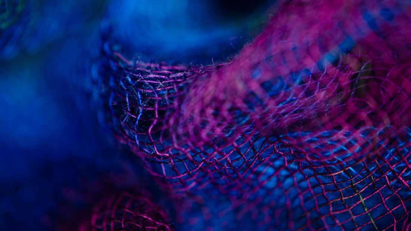 Textile Tricot Bleu et Rouge. Wallpaper in 1366x768 Resolution