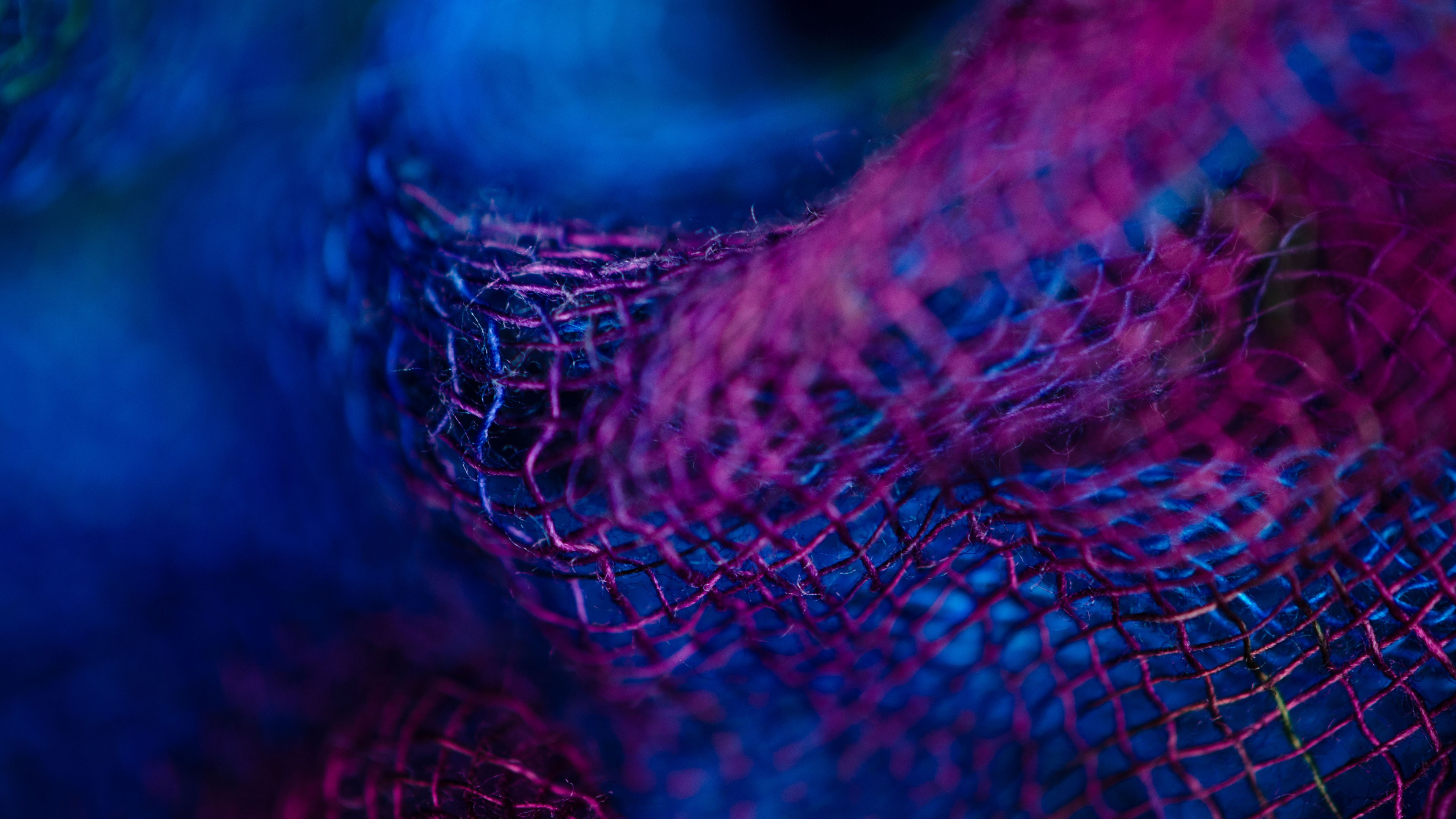 Textile Tricot Bleu et Rouge. Wallpaper in 3840x2160 Resolution