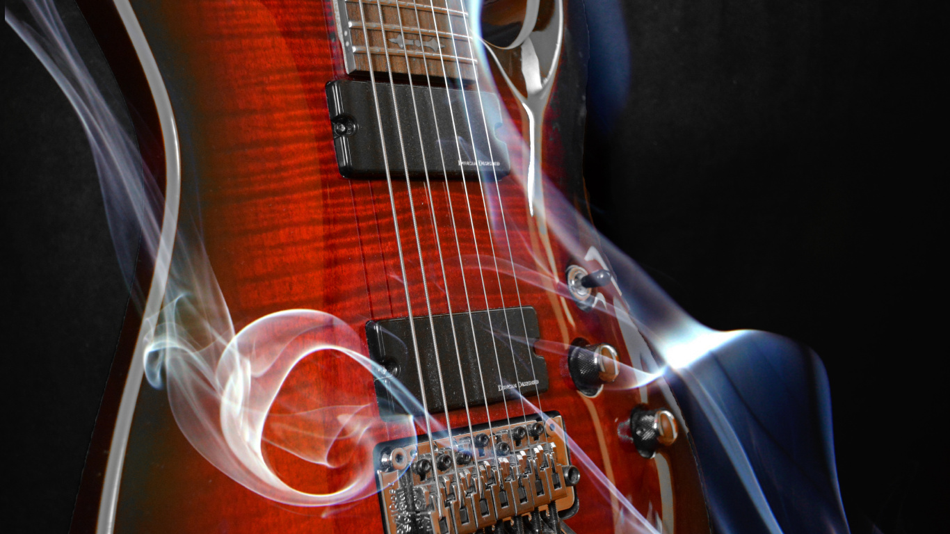 Gitarre, Bass, Akustikgitarre, Gezupfte Saiteninstrumente, Musik. Wallpaper in 1366x768 Resolution