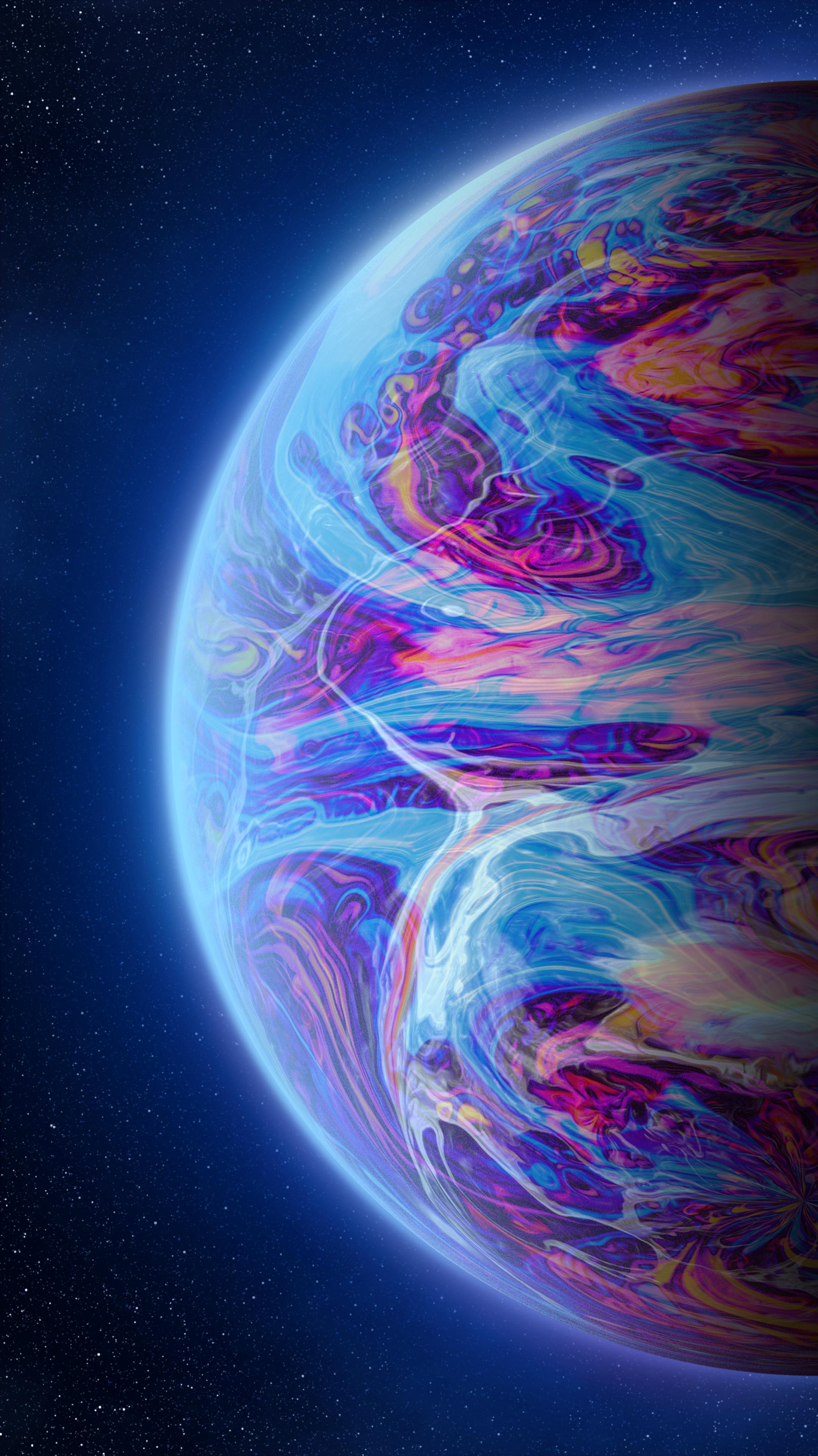 Universe galaxy creation wallpapers for iPhone