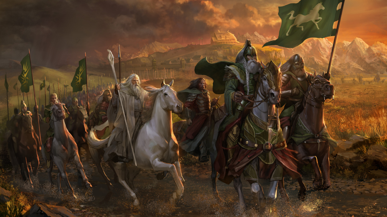 Man in Brown Coat Riding White Cow. Wallpaper in 1280x720 Resolution