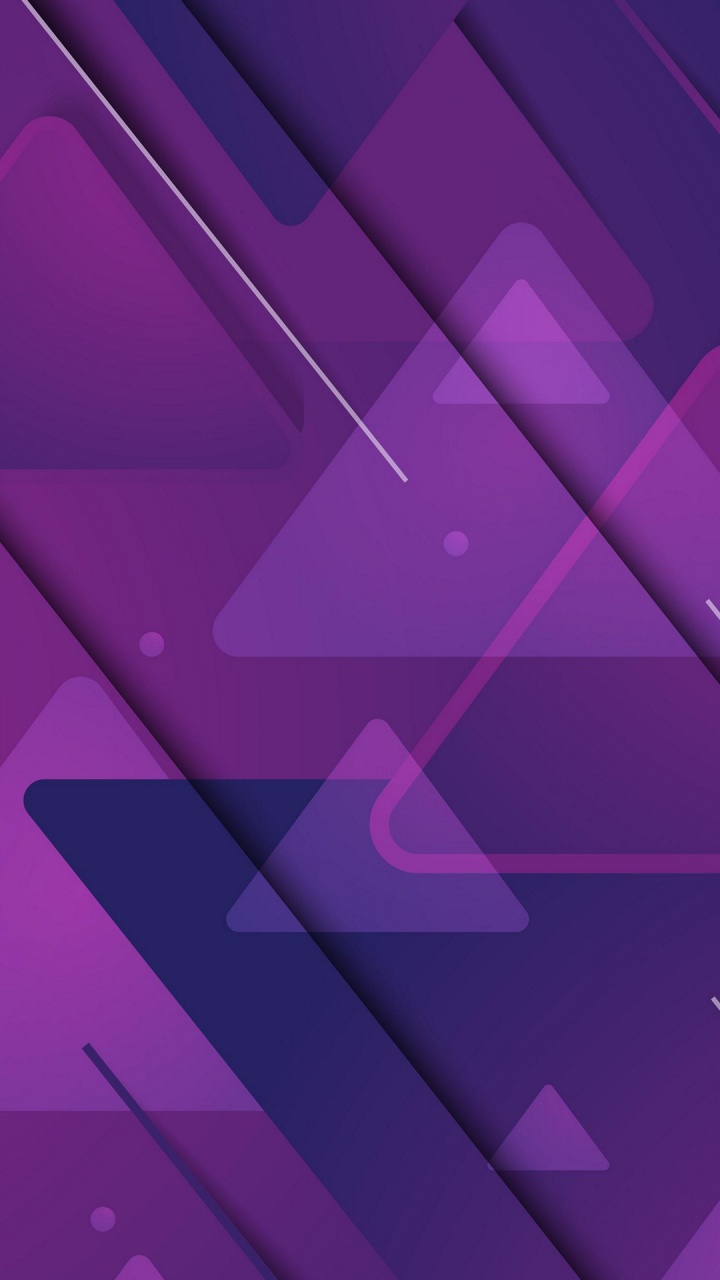 Lila, Morado, Azure, Violeta, Triangulo. Wallpaper in 720x1280 Resolution