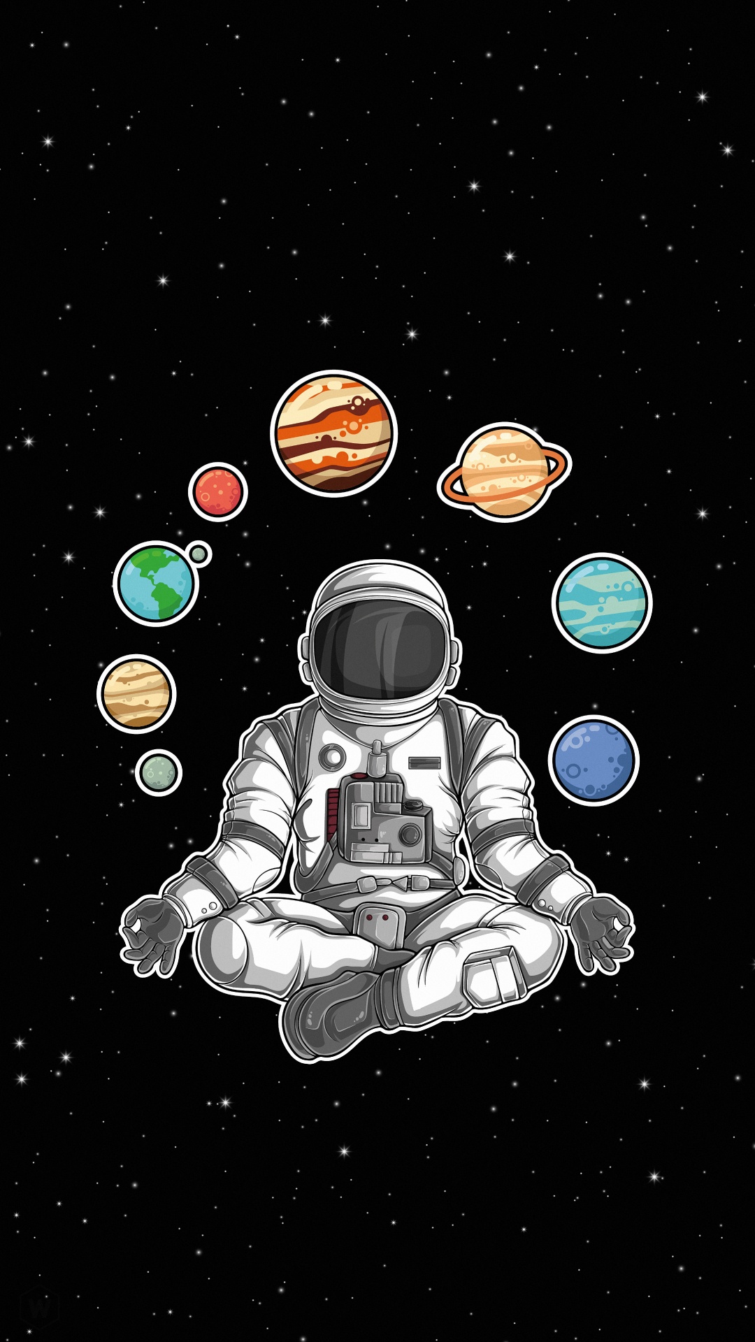 Planet, Raum, Astronaut, Ärmel, Geste. Wallpaper in 1080x1920 Resolution