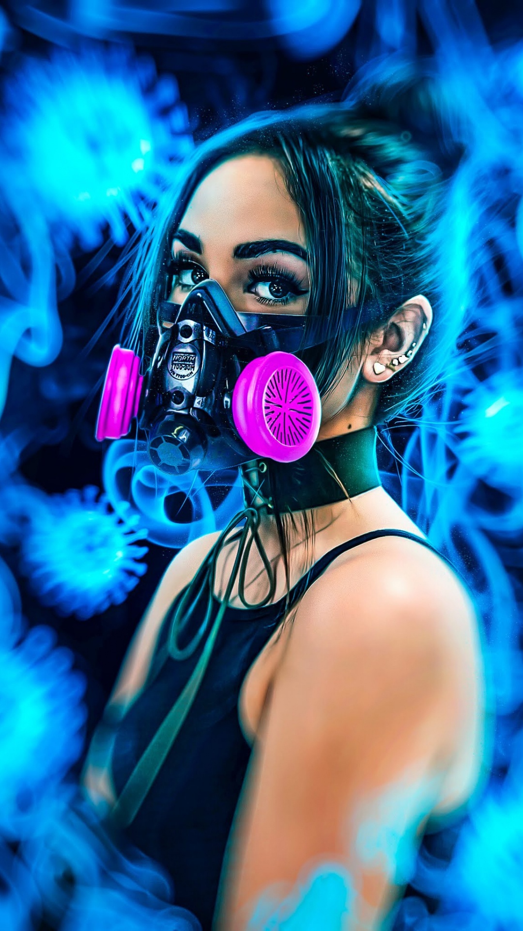 Audio Equipment, Eyelash, Purple, Gadget, Magenta. Wallpaper in 1080x1920 Resolution
