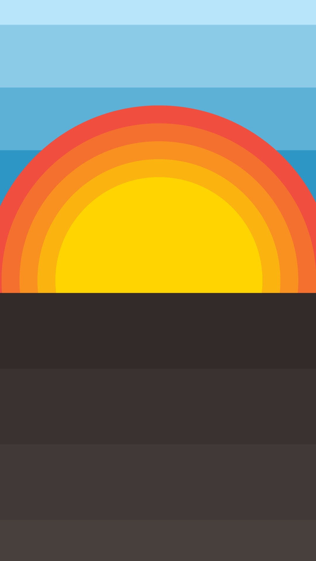 Géométrie, Mathématique, la Pureté de la Couleur, Rectangle, Horizon. Wallpaper in 1080x1920 Resolution